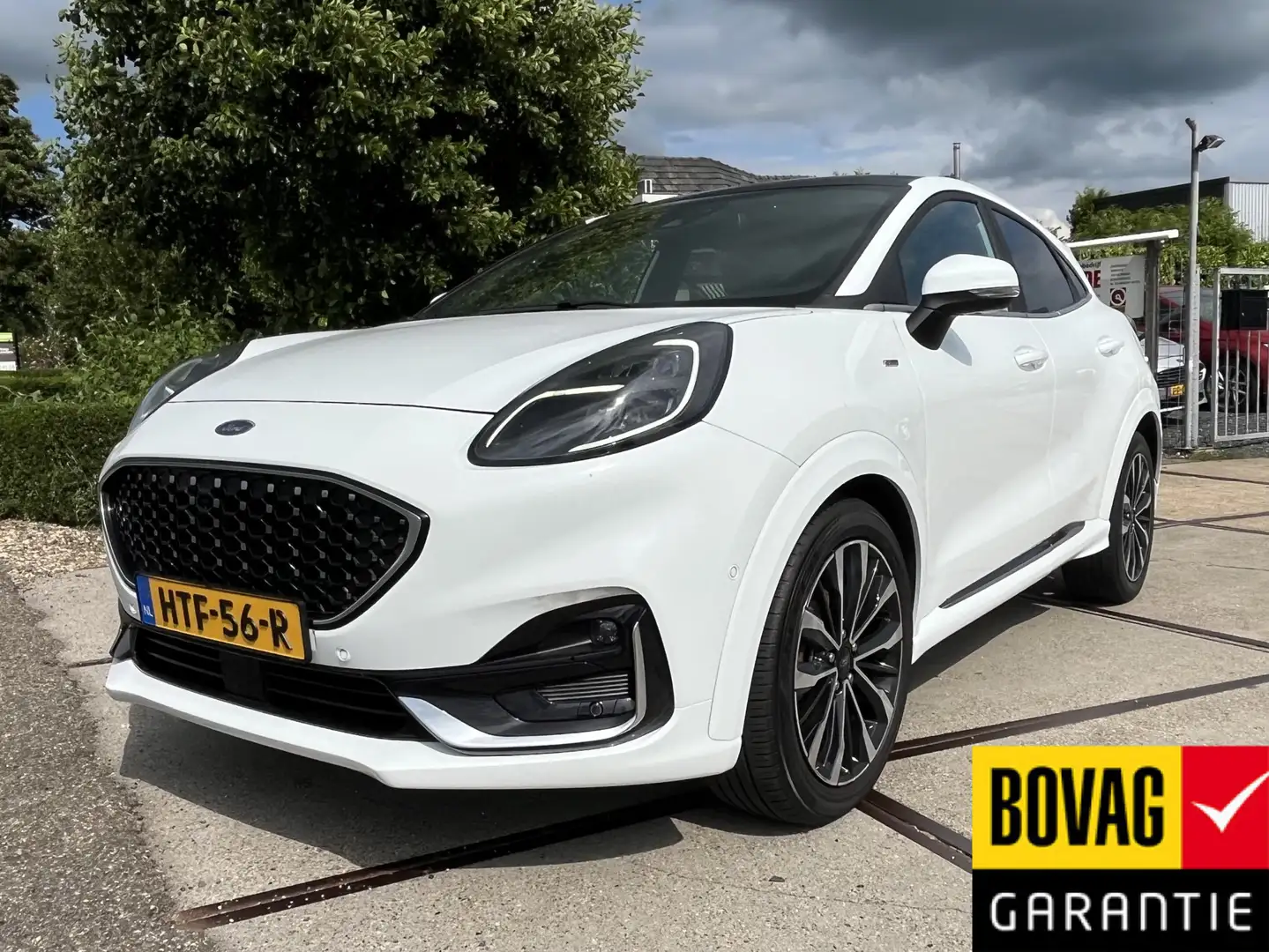 Ford Puma 1.0 EcoBoost Hybrid ST-Line X Panoramadak | Stoel- Wit - 1