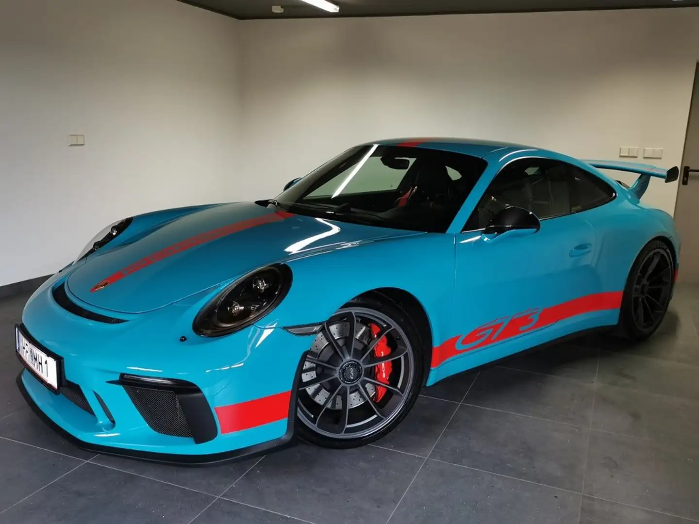Porsche 911 -991.2 GT3 Clubsport,PTS Sonderfarbe,Approved,Bose Blau - 1
