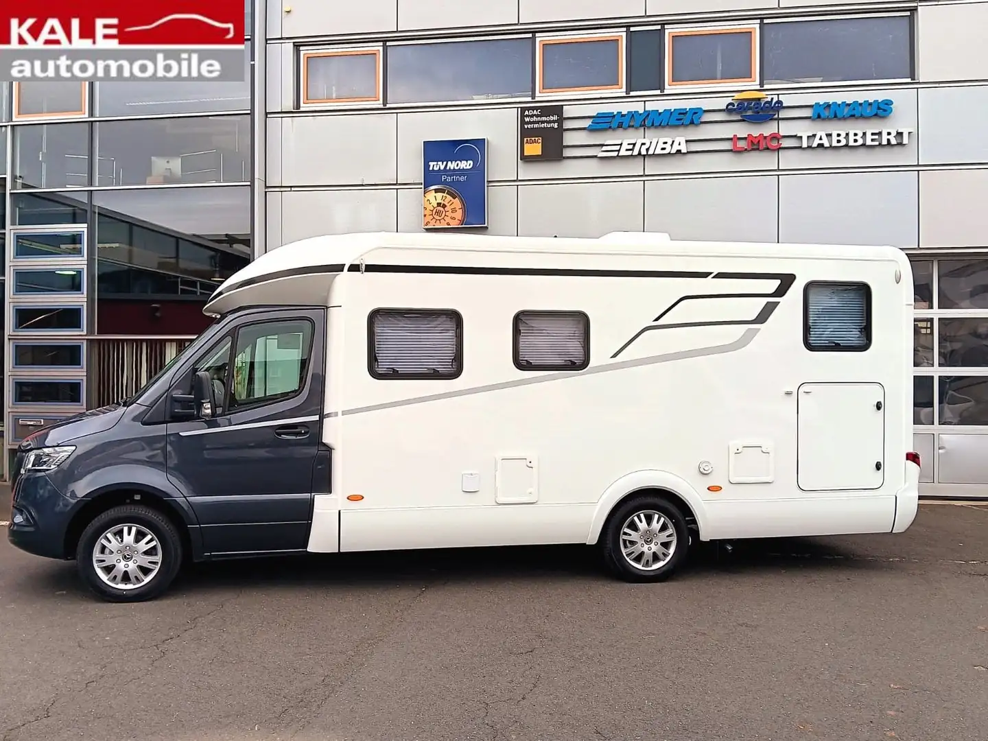 Hymer/Eriba Tramp S 680 LED,AHK,3,5T;Dieselhzg,Hubstützen Grijs - 2