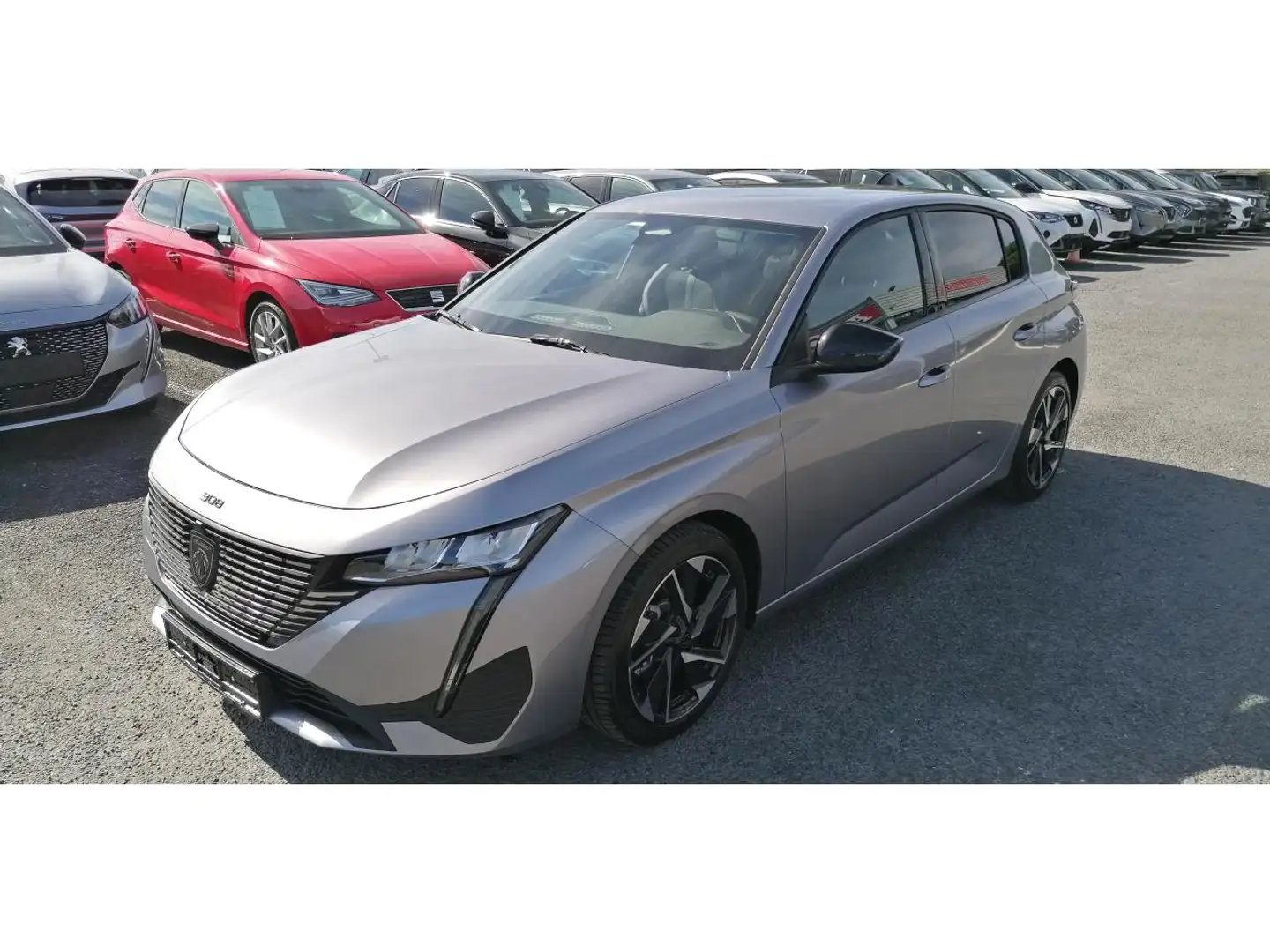 Peugeot 308 1.2 PureTech 130 EAT8 Allure Pack GTIE 5 ANS Gris - 2