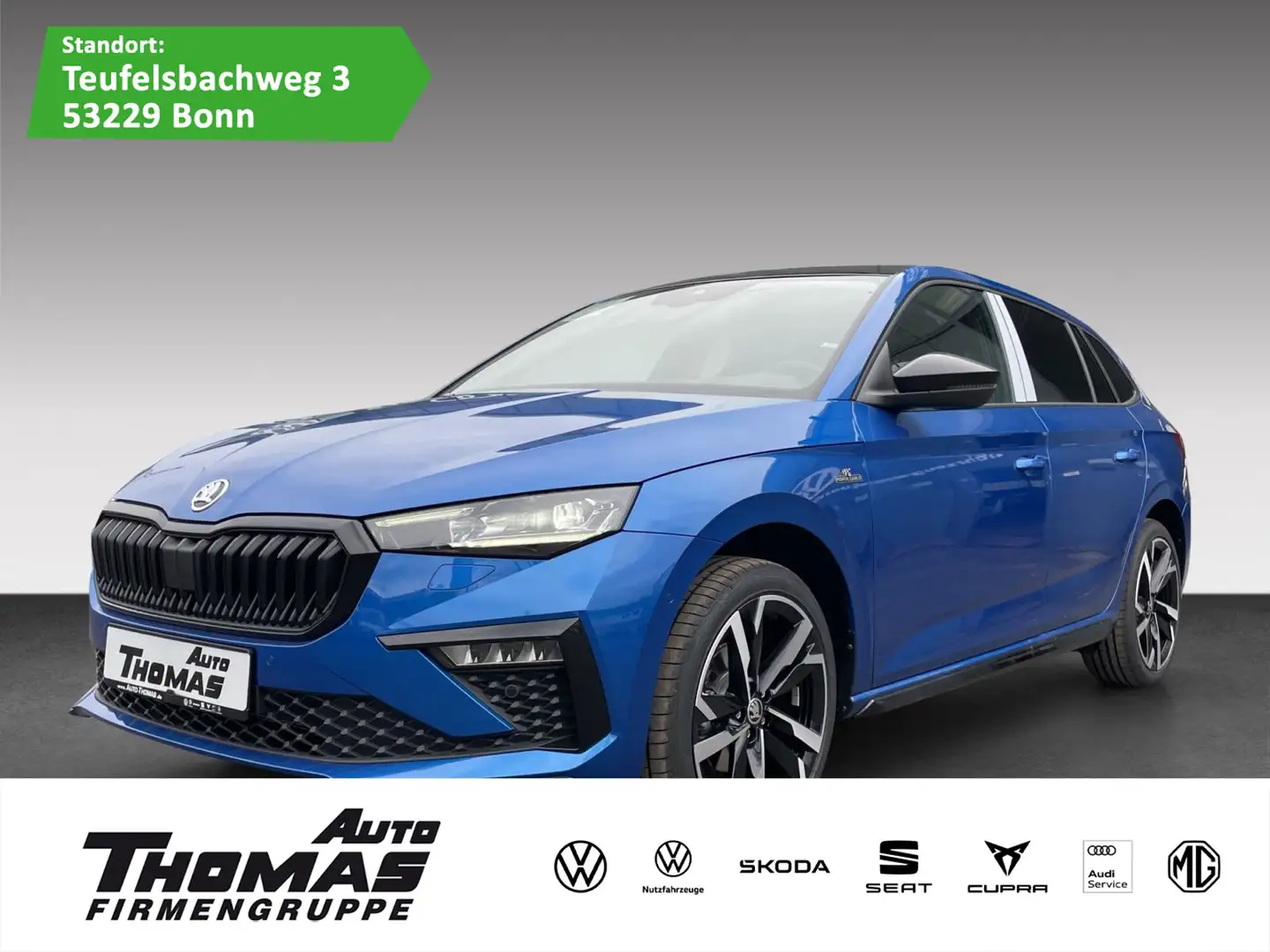 Skoda Scala Monte Carlo 1.5 TSI DSG NAVI PANO Blau - 1