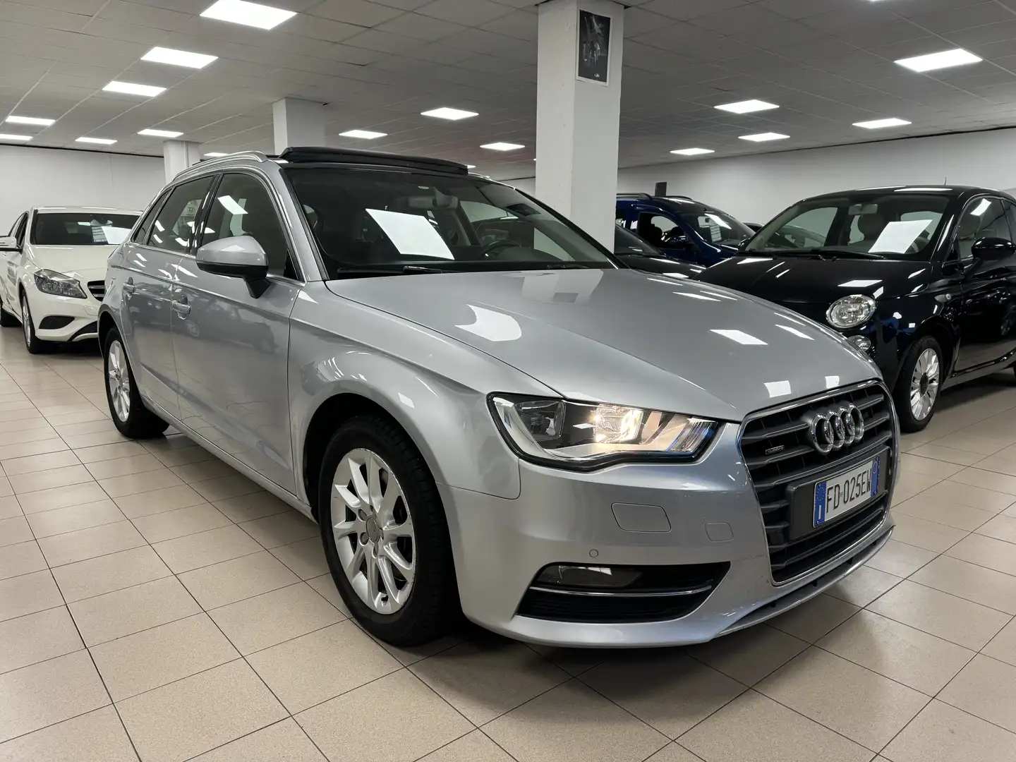 Audi A3 A3 2016 Sportback 2.0 tdi quattro 184cv s-tronic Silber - 1