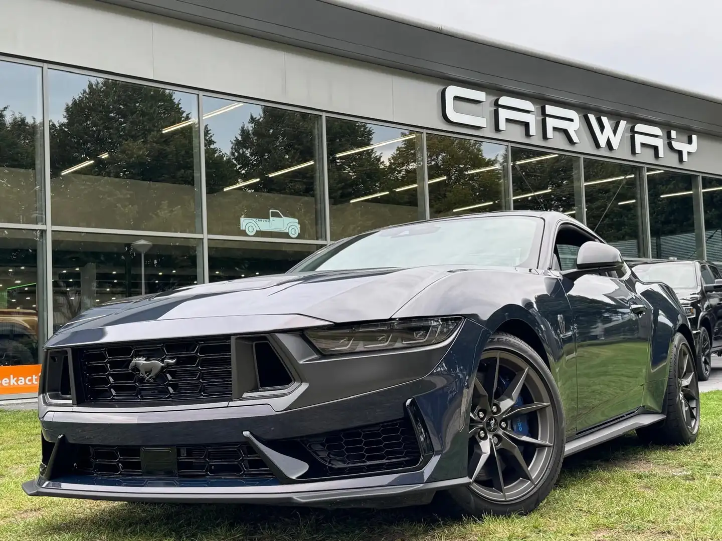 Ford Mustang GT 5.0 V8 Dark Horse Carbon B&O Blauw - 1