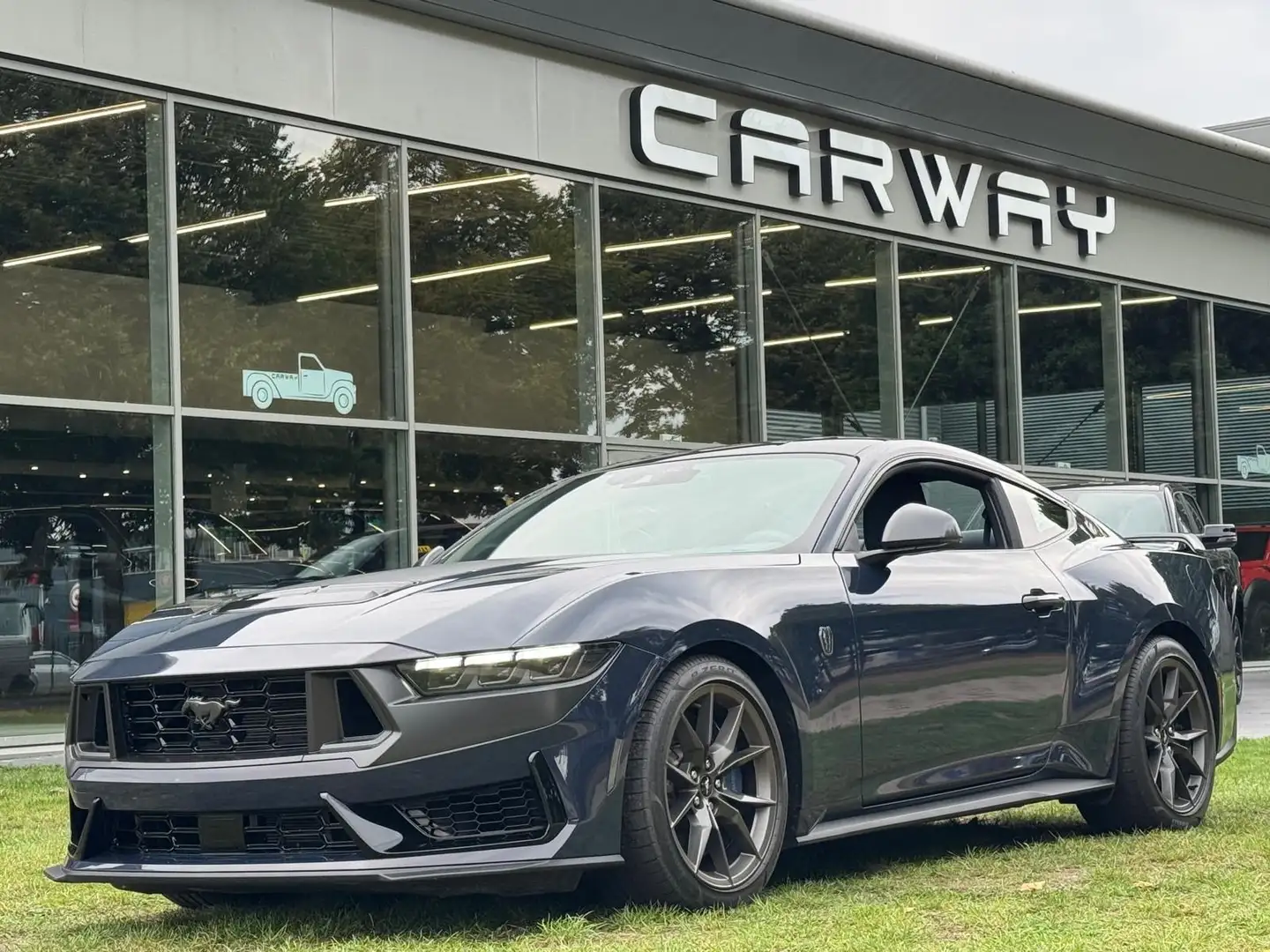 Ford Mustang GT 5.0 V8 Dark Horse Carbon B&O Blauw - 2