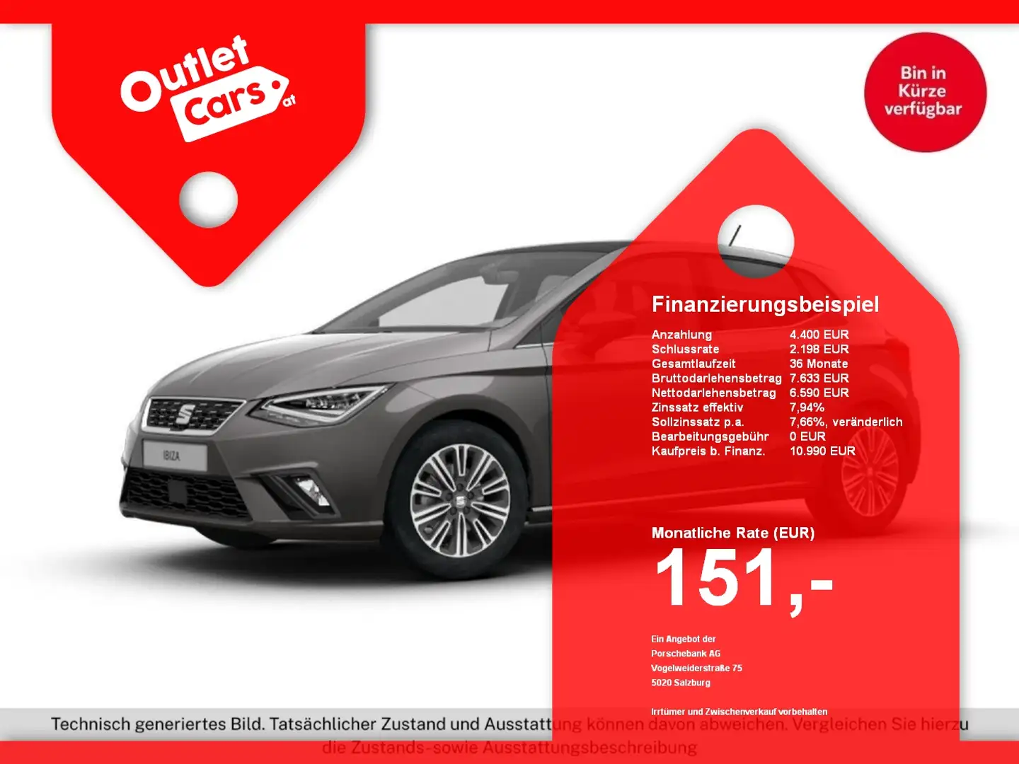 SEAT Ibiza 1.0 Xcellence Grau - 1