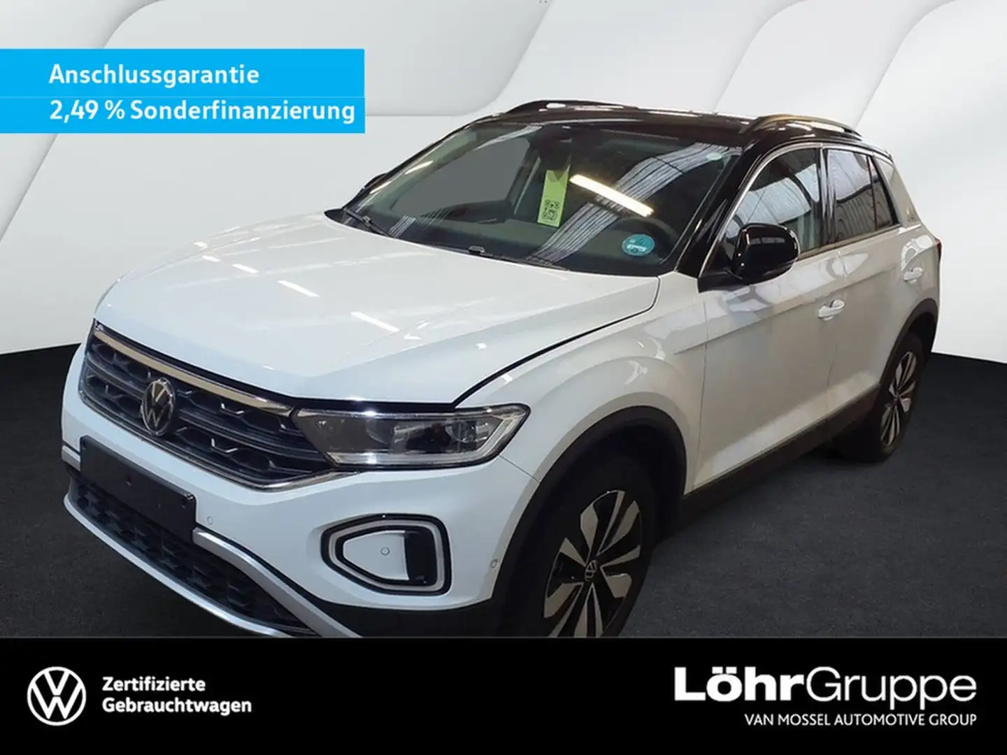 Volkswagen T-Roc 2.0 TDI DSG Goal AHK, LED Plus, WWV Weiß - 1