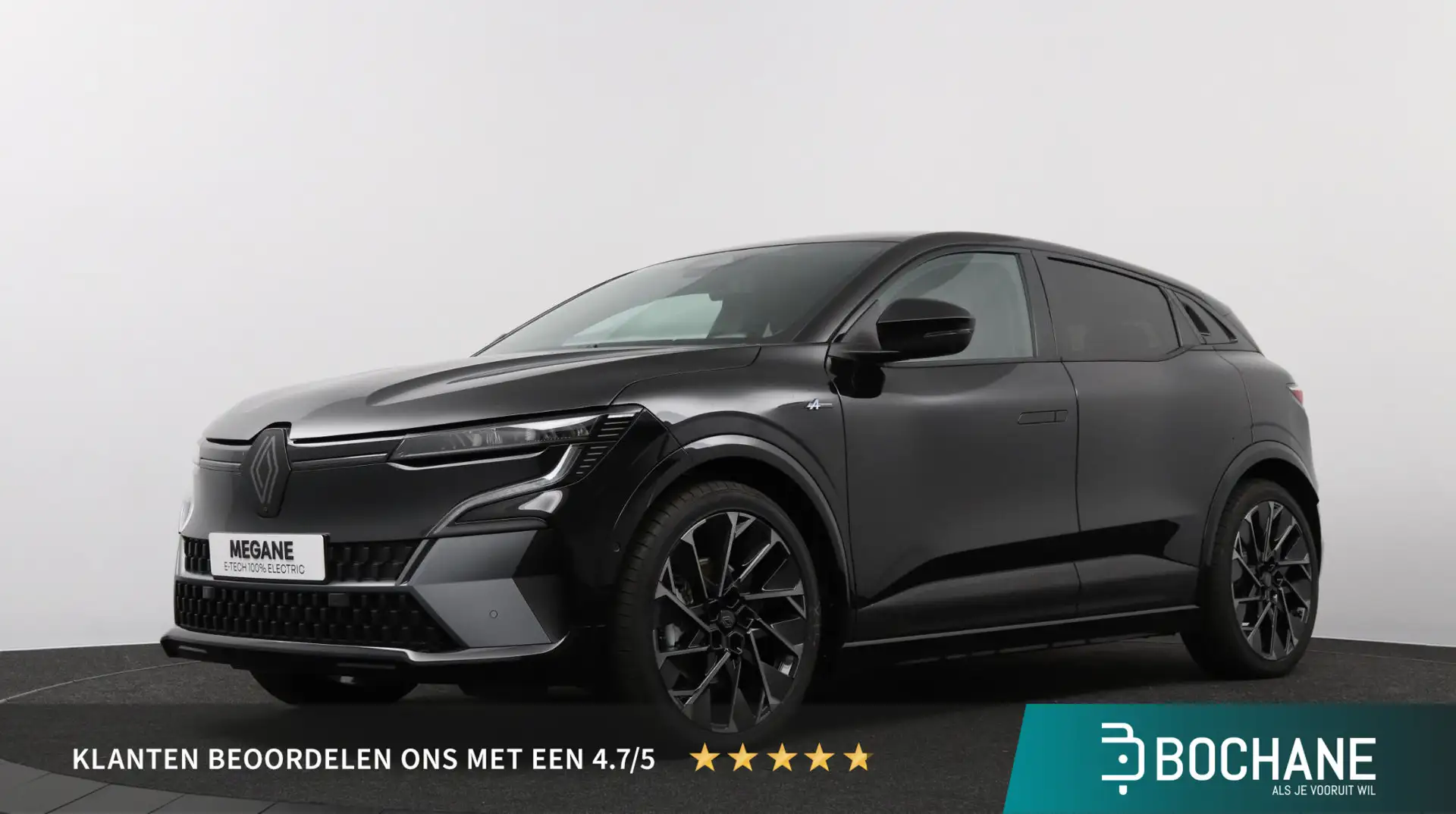 Renault Megane E-Tech comfort range esprit alpine 60 kWh | Actie! | Voor Noir - 1