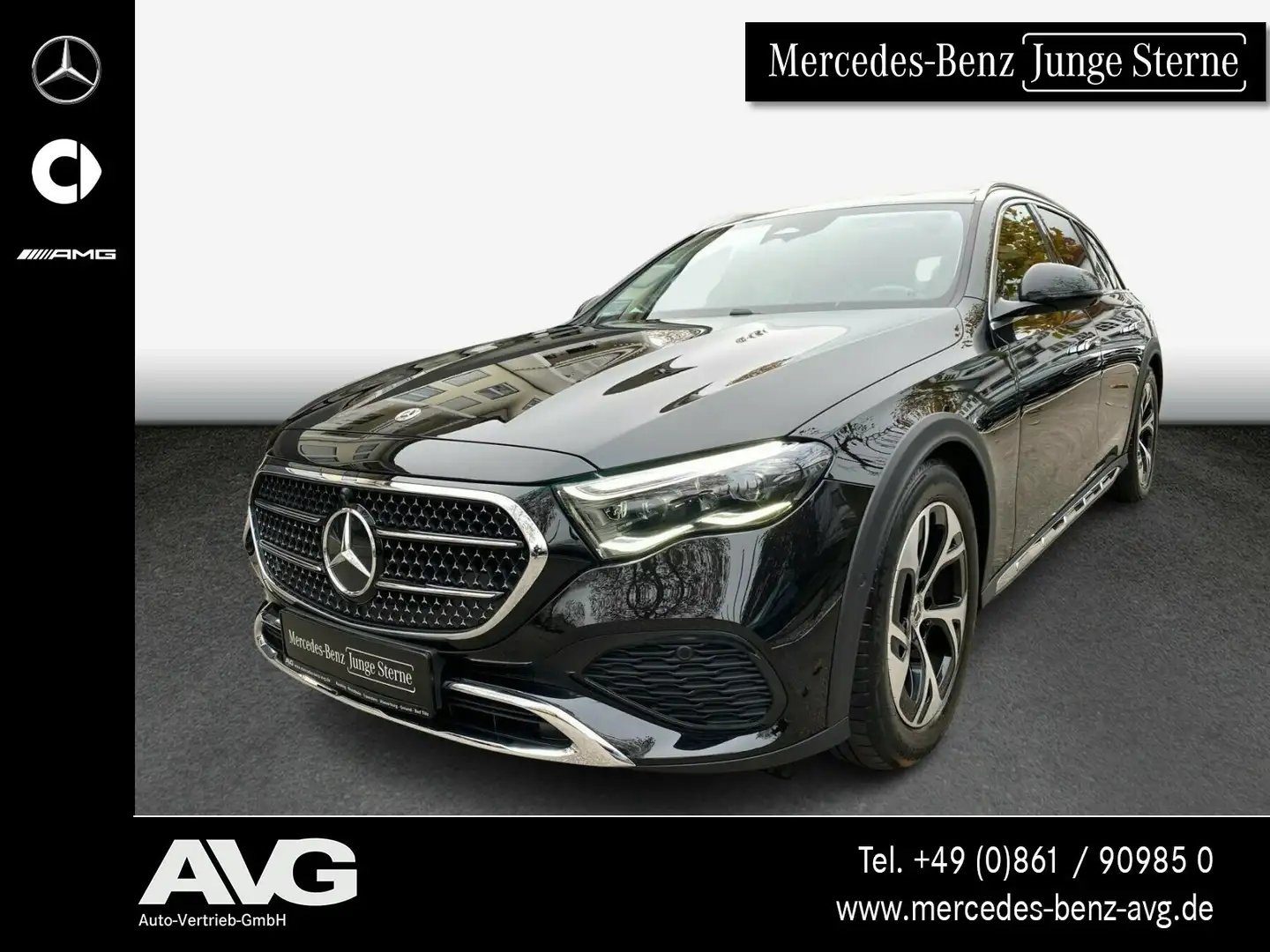 Mercedes-Benz E 220 E 220 d T 4M All-Terrain Avantg.-Plus Pano AHK Noir - 1