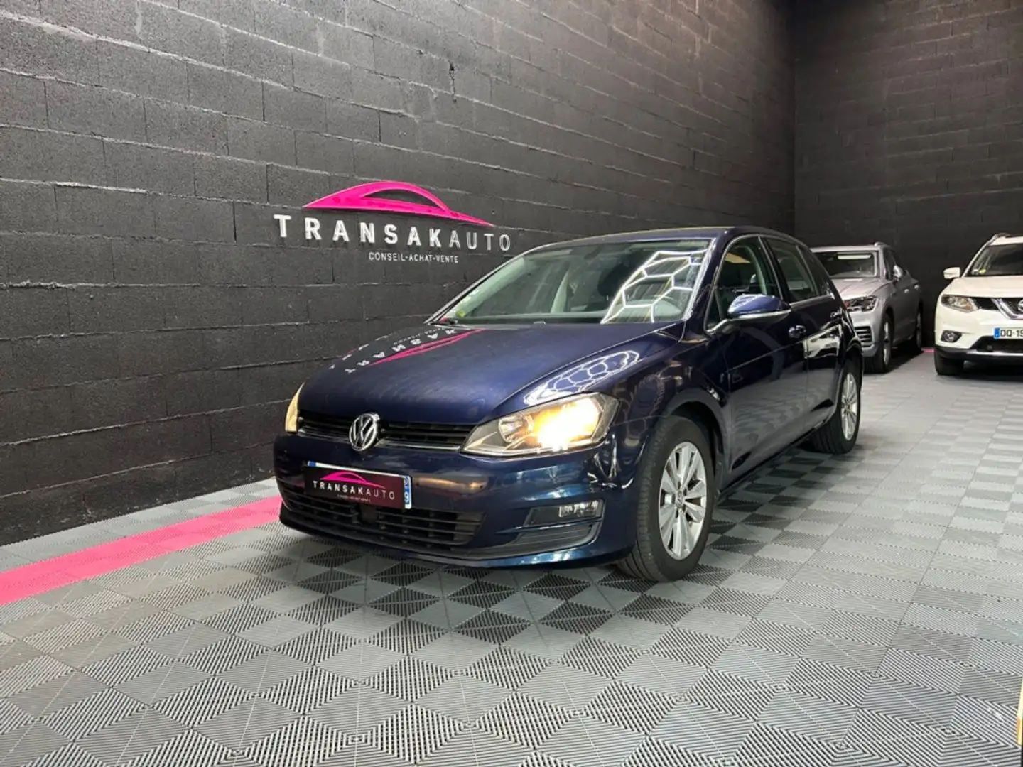 Volkswagen Golf 1.6 TDI 110 BlueMotion Technology FAP DSG7 Confortline Bleu - 1