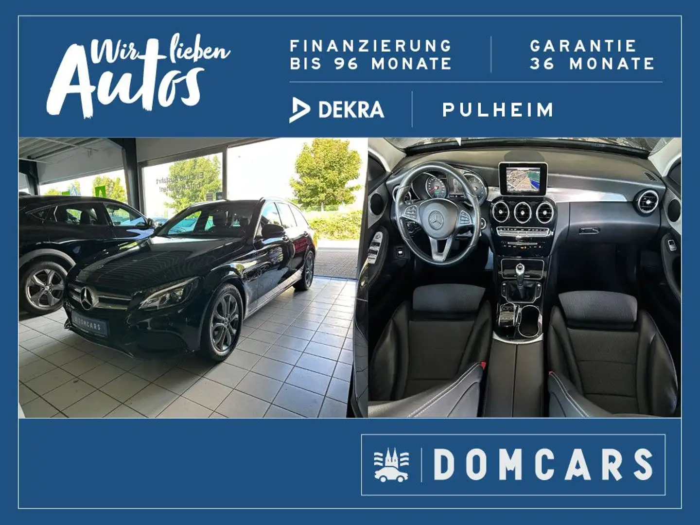 Mercedes-Benz C 200 T BlueTec d/NAVI/GARANTIE/ALU/KLIMA/ Noir - 1