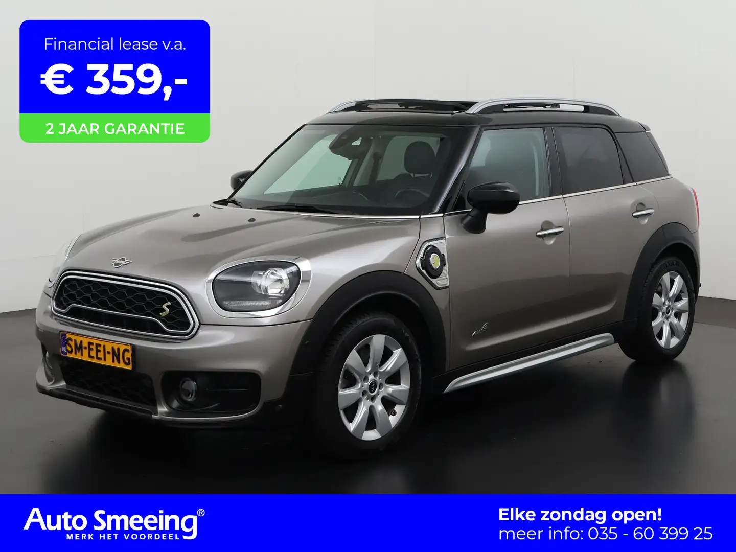 MINI Cooper S Countryman Mini E ALL4 | Panoramadak | Leder | Elek achterkle Argent - 1