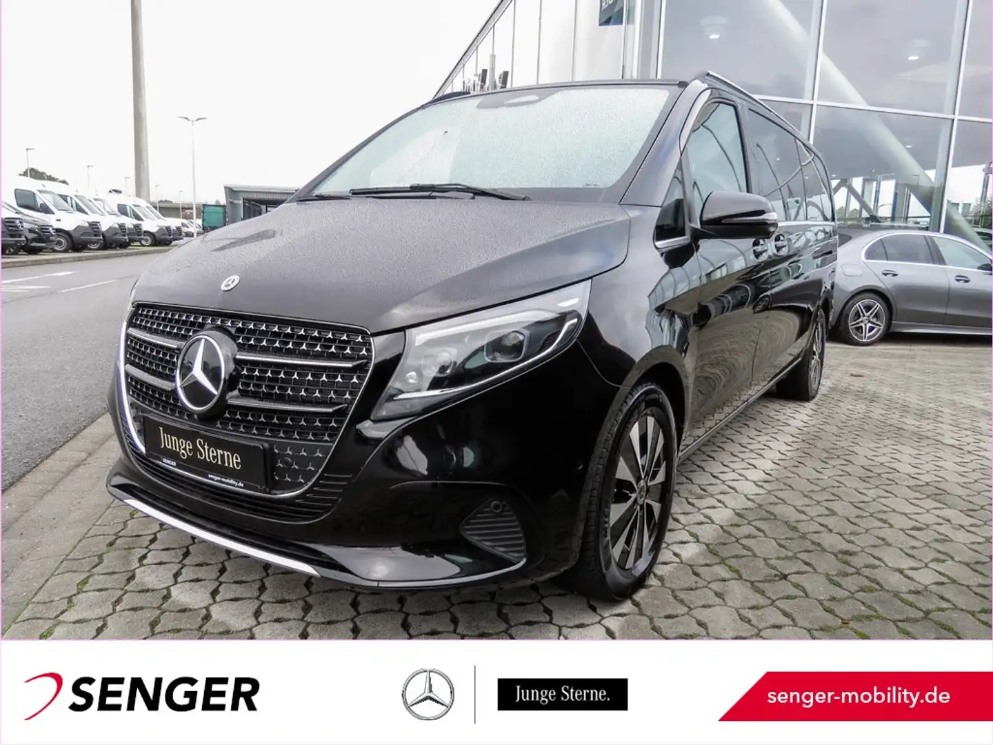 Mercedes-Benz V 300 d Avantgarde extralang Distr. Standhzg 360° Schwarz - 1