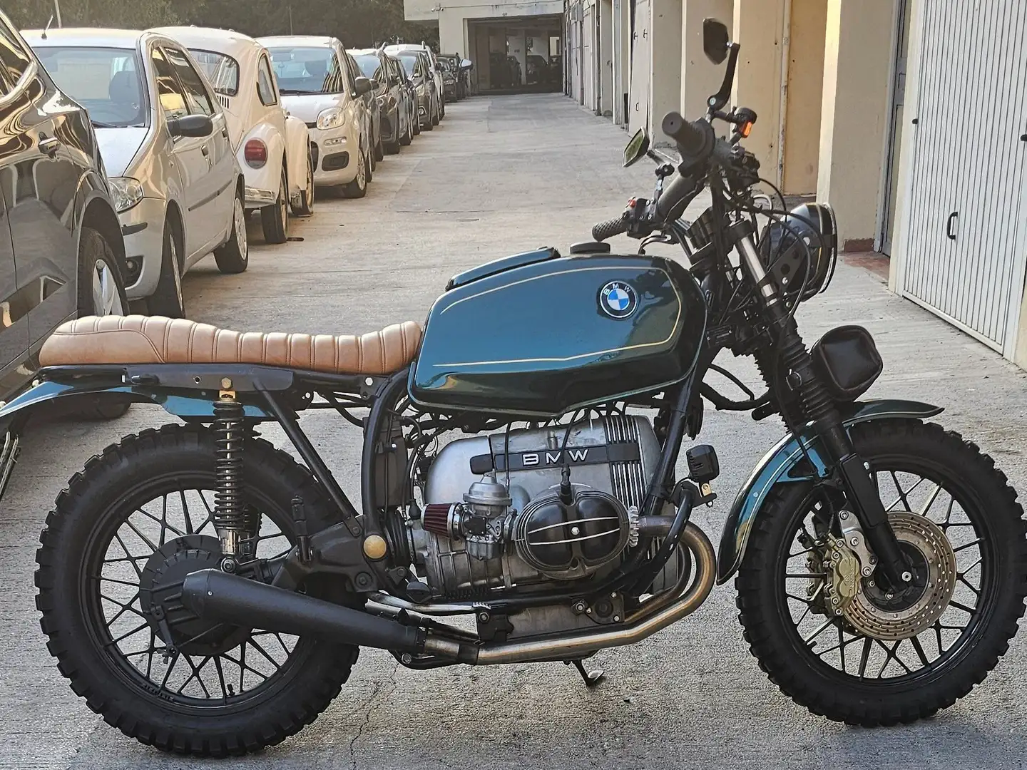BMW R 45 Cafe racer Verde - 1
