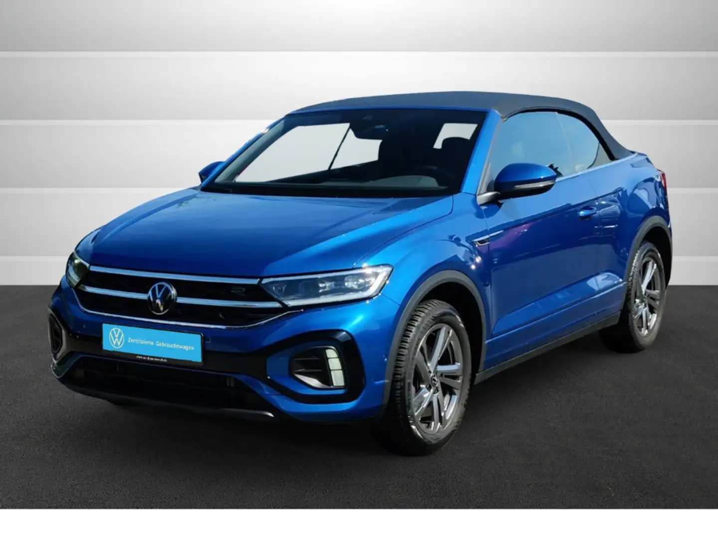 Volkswagen T-Roc Cabriolet 1.5 TSI R-Line AHK Navi Totwinkel Blau - 2