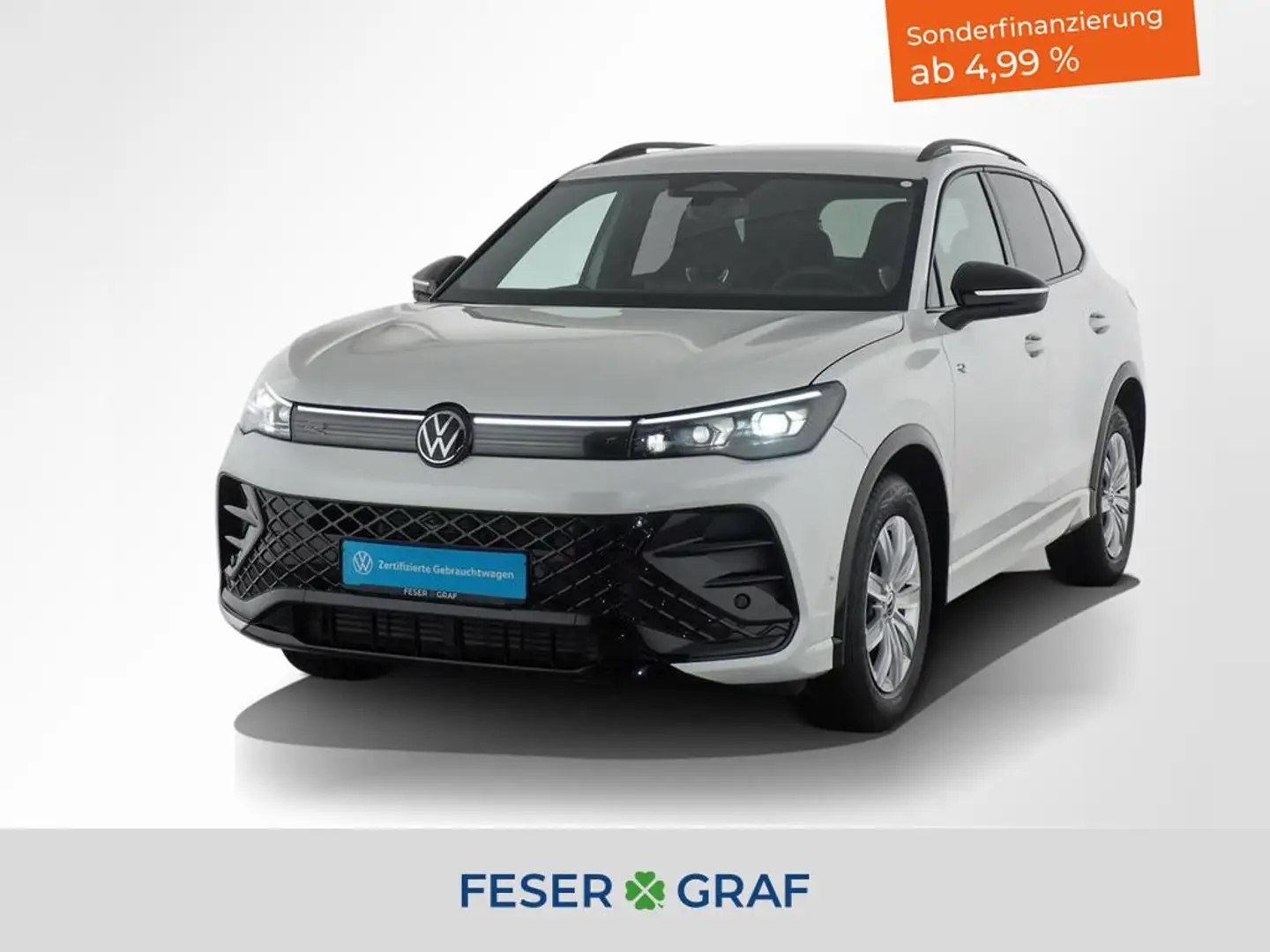 Volkswagen Tiguan 1.5 eTSI R-Line Black Style IQ.LIGHT 19` Weiß - 1