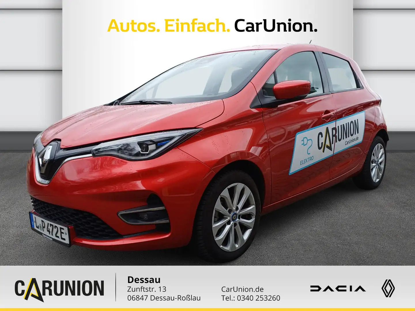 Renault ZOE E-Tech 100% el. EXPERIENCE Batterie R110 Z.E Rood - 1