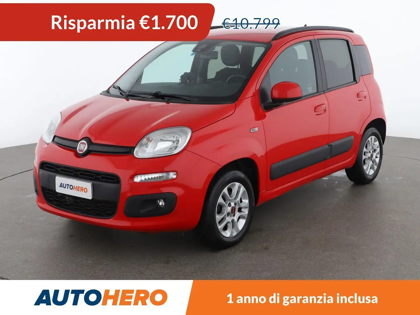 Fiat Panda 0.9 Lounge Rosso - 1