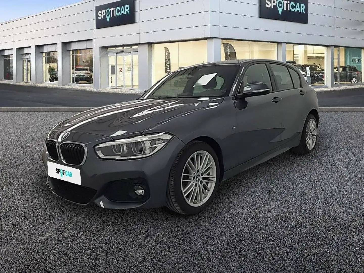 BMW 118 118dA Business Gris - 1