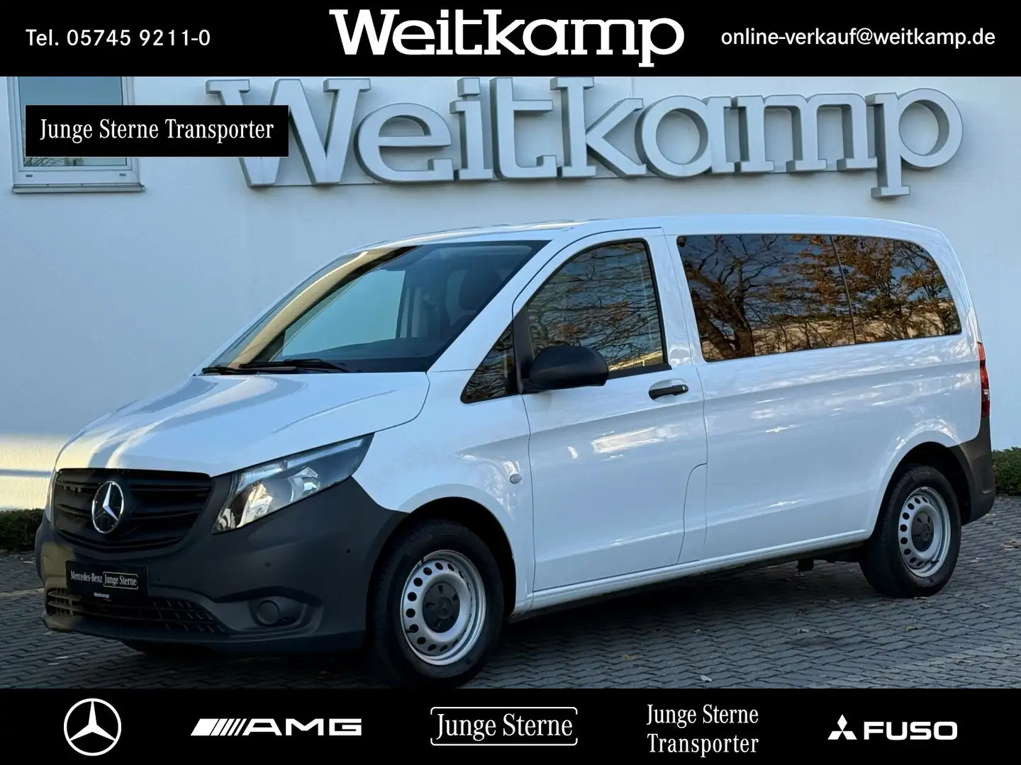 Mercedes-Benz Vito Vito 116 CDI Tourer Kompakt STHZ+KAMERA+UVM.+ Base Weiß - 1