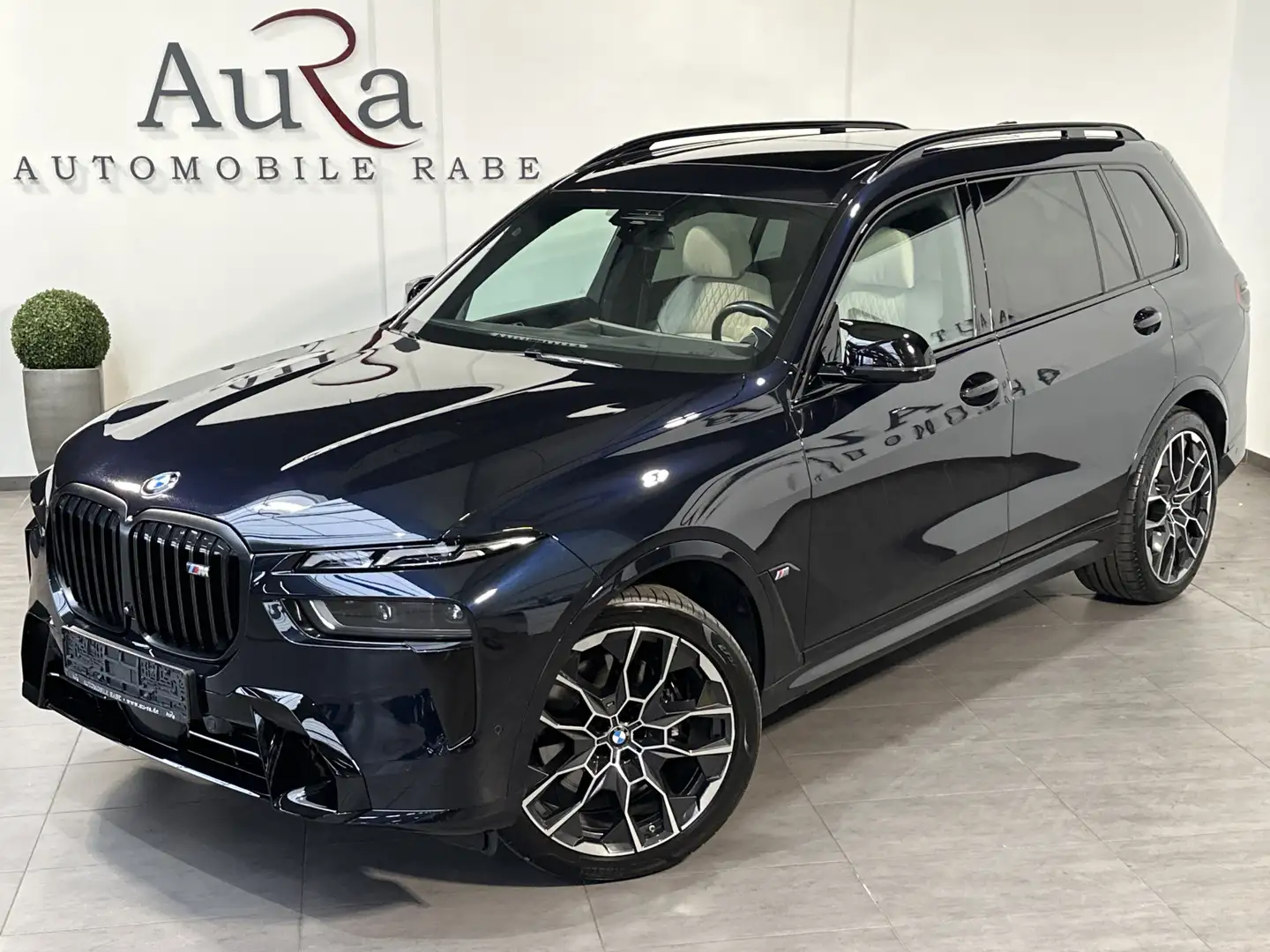 BMW X7 M 6-Sitzer NAV+LASER+PANO+B&W+360°+ACC+1HD Schwarz - 1