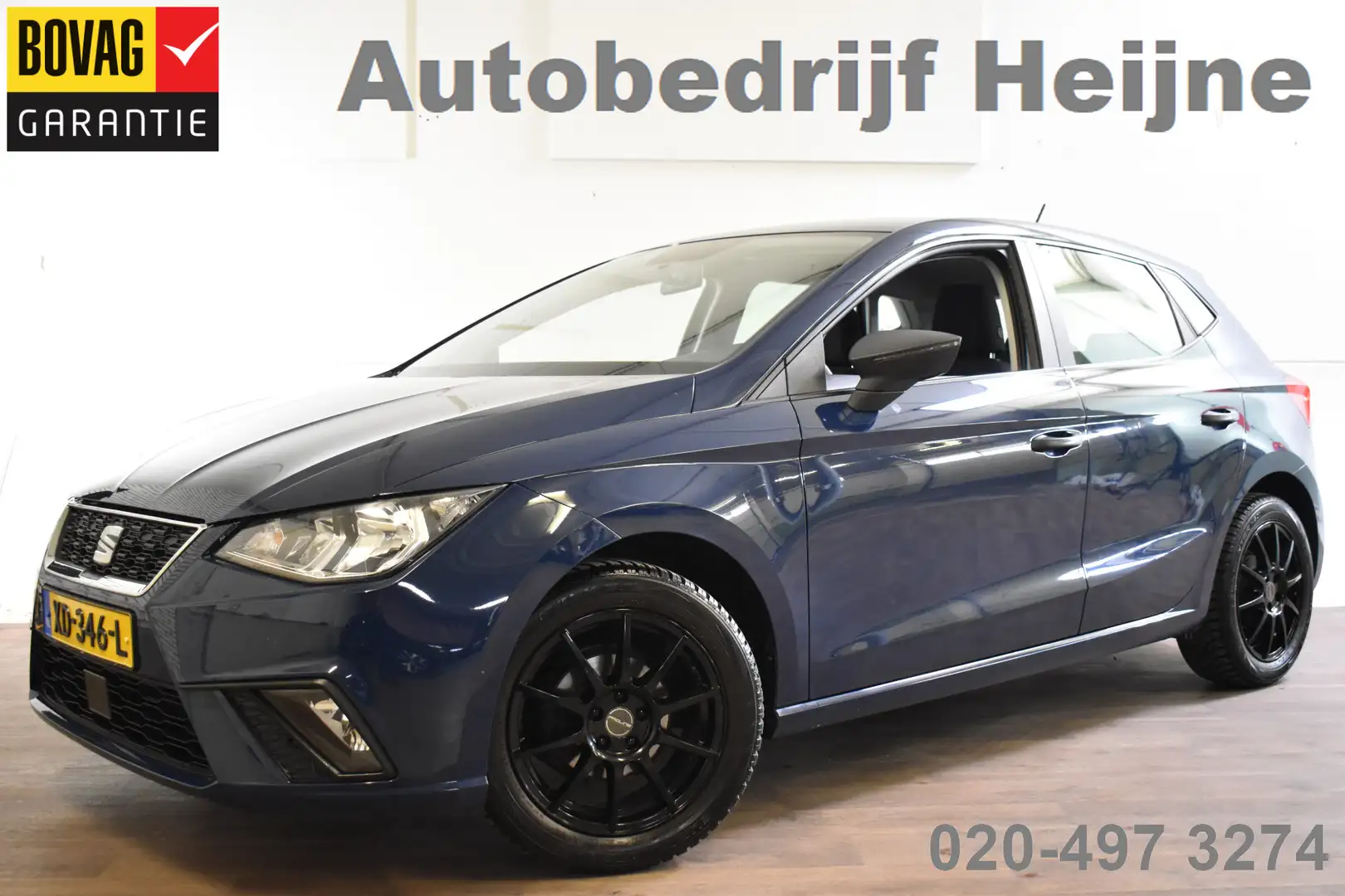 SEAT Ibiza 1.0 MPI STYLE AIRCO/LMV/BLUETOOTH Blauw - 1