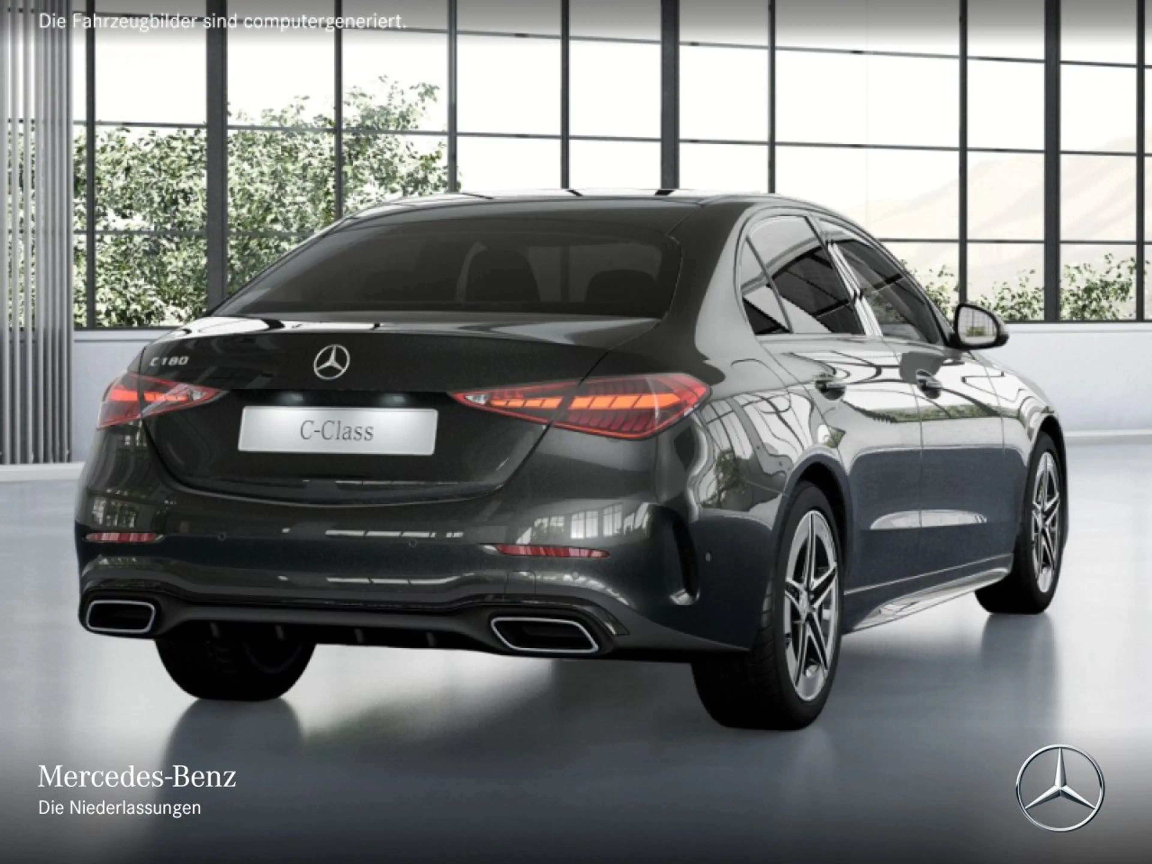Mercedes-Benz C 180 AMG+NIGHT+360+LED+TOTW+KEYLESS+9G — photo 4