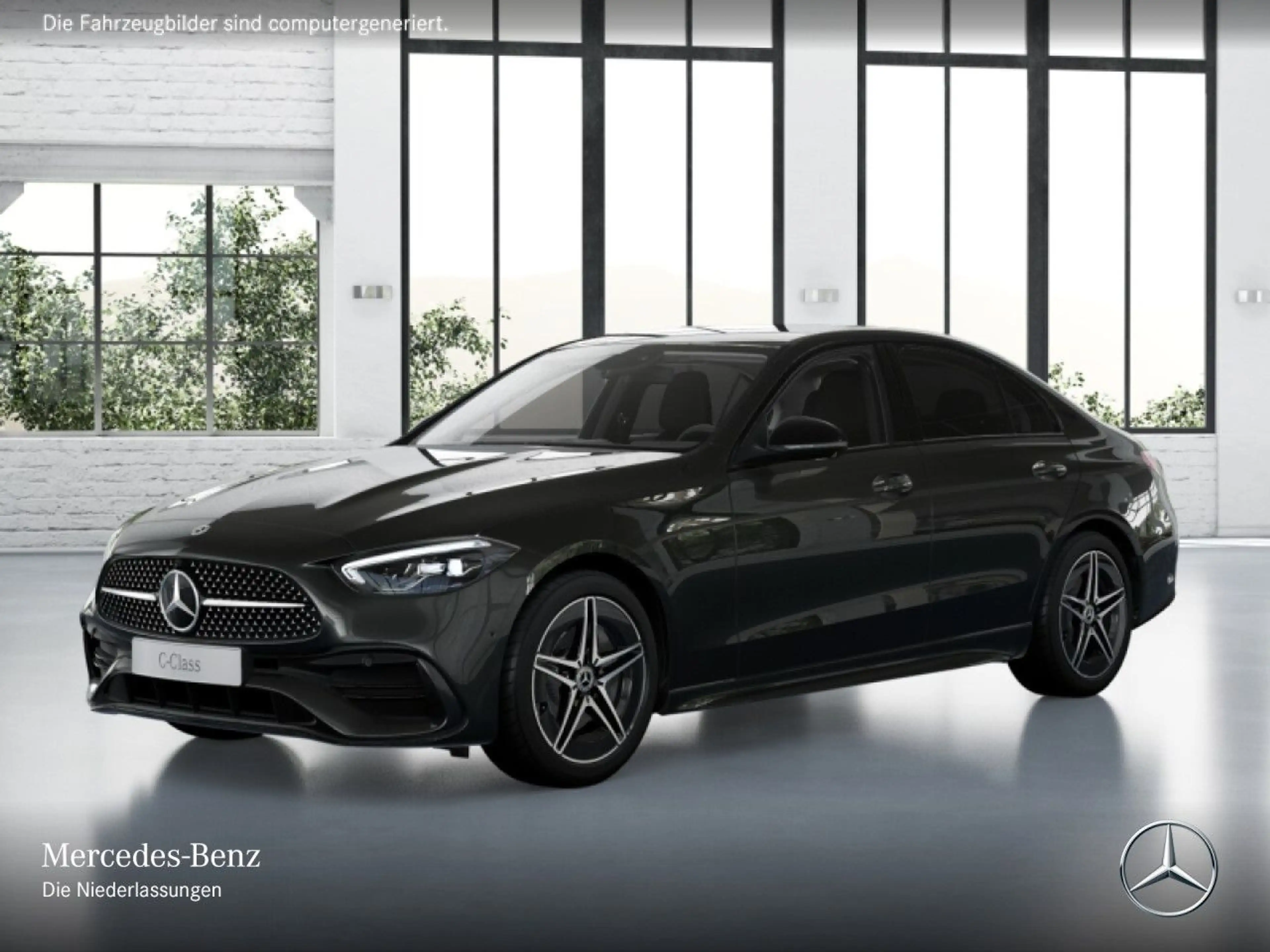 Mercedes-Benz C 180 AMG+NIGHT+360+LED+TOTW+KEYLESS+9G — photo 13