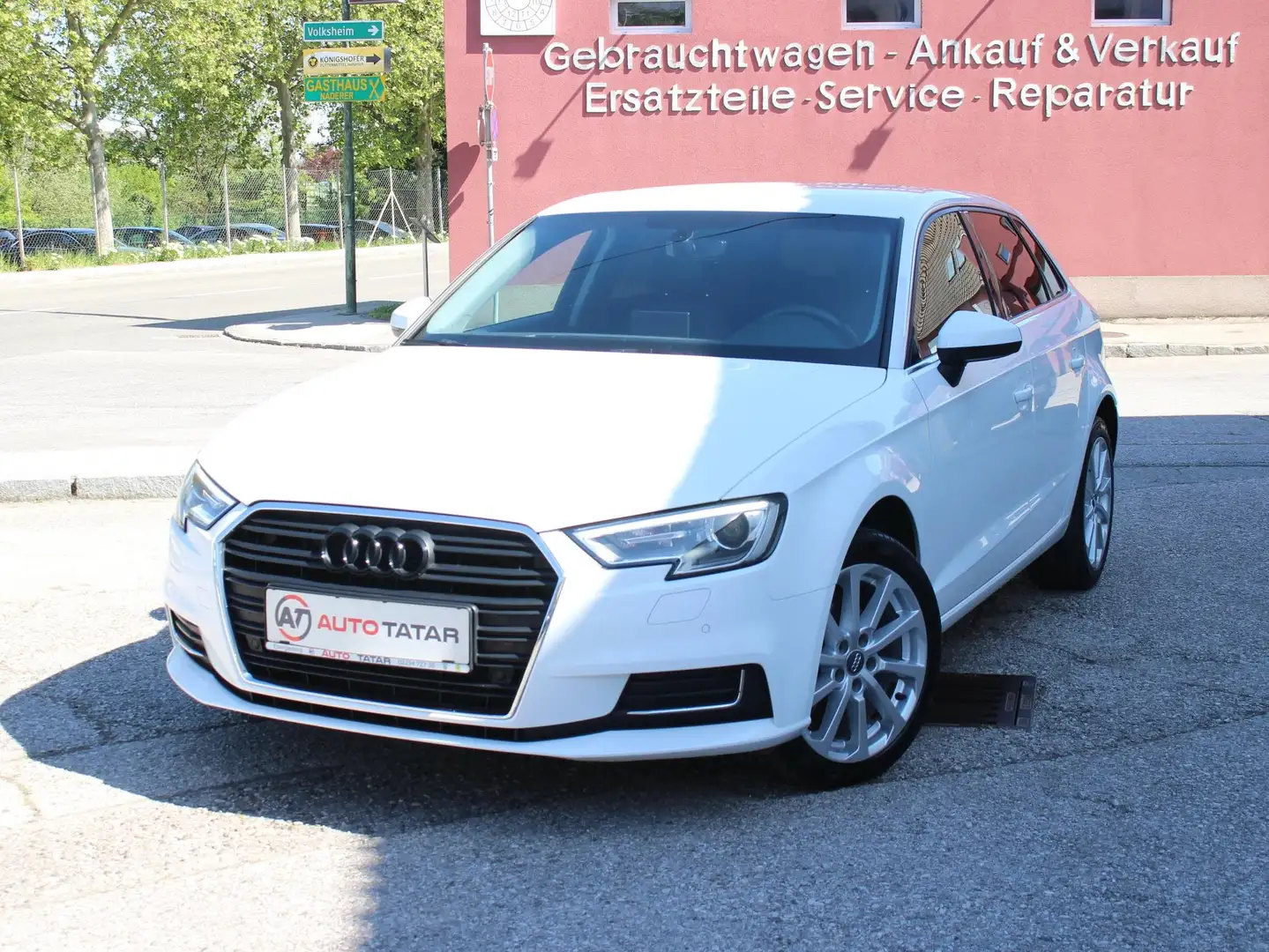 Audi A3 SB-design - Pickerl bis 02.2027 - Teilleder ! Weiß - 2