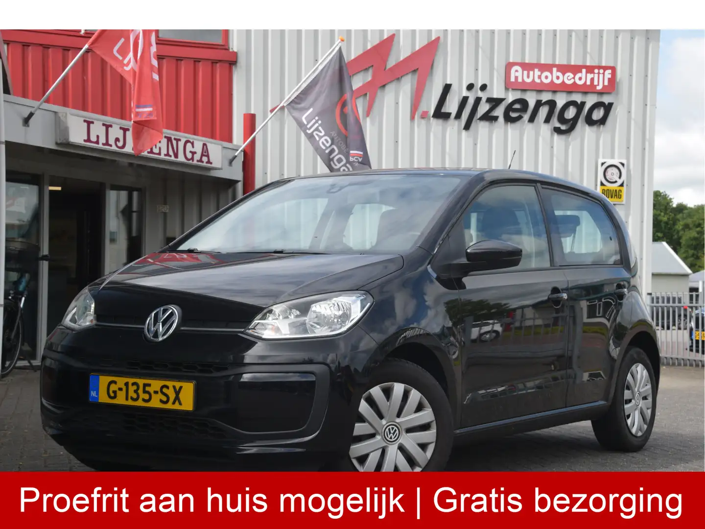 Volkswagen up! 1.0 BMT move up! Airco | DAB | Bluetooth | LMV | R Zwart - 1