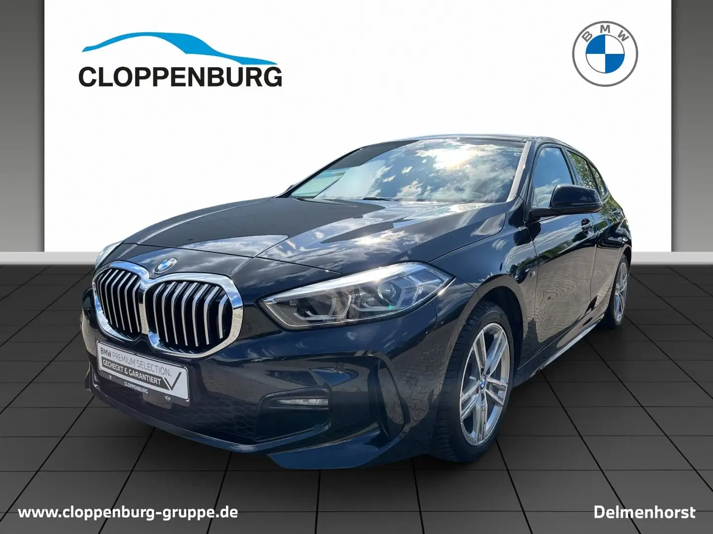BMW 118 i Hatch M Sport HiFi DAB LED WLAN RFK Shz Zwart - 1
