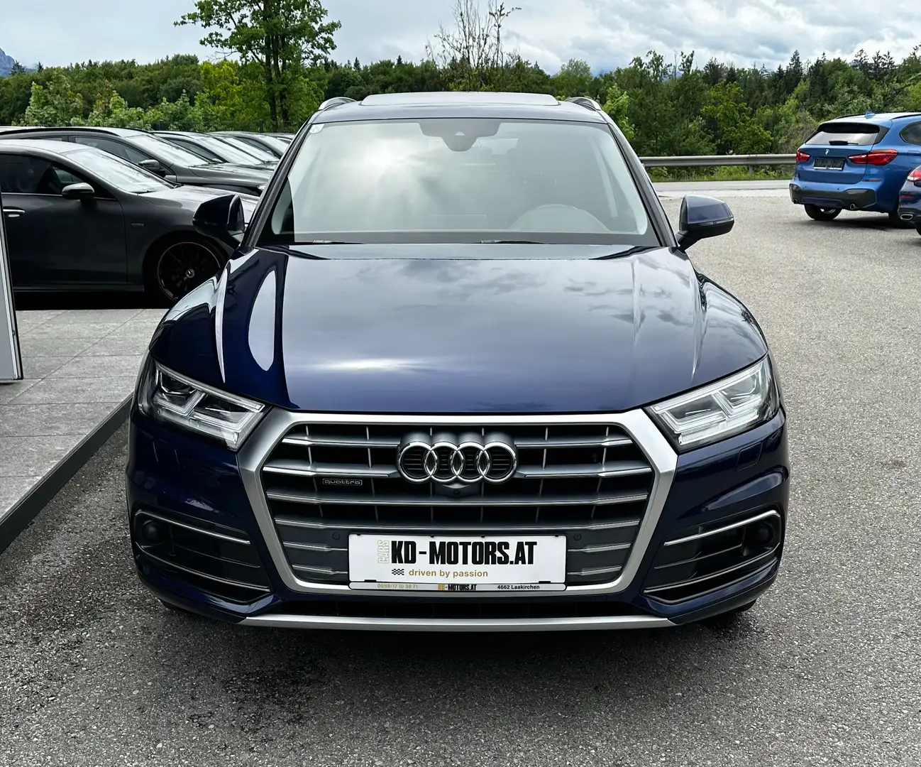 Audi Q5 2,0 TDI Quattro Sport*1.Besitz*Pano*ACC*LED* Blau - 2