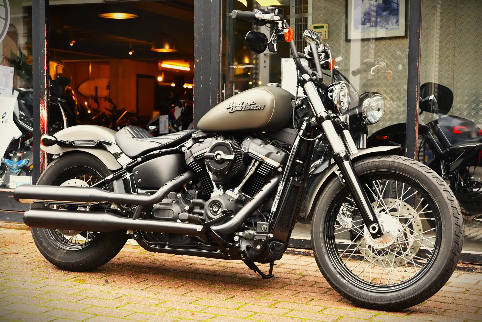 Harley-Davidson Dyna Street Bob ***MOTO VERTE*** Сірий - 1