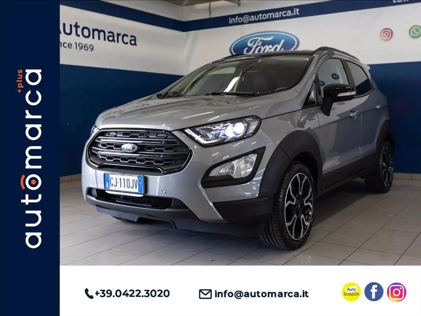 Ford EcoSport 1.0 ecoboost Active s&s 125cv Gris - 1