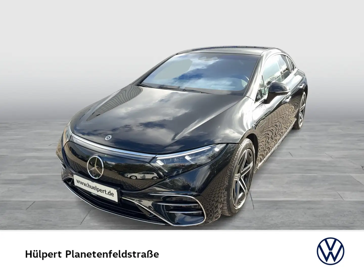 Mercedes-Benz EQS 580 AMG LINE 4X4 PANO 360°CAM ALU20 eKLAPPE Чёрный - 1