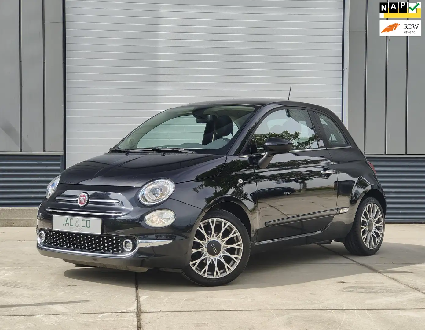 Fiat 500C 0.9 TwinAir Turbo Lounge NAP-NAVI-SPOTIFY Noir - 1