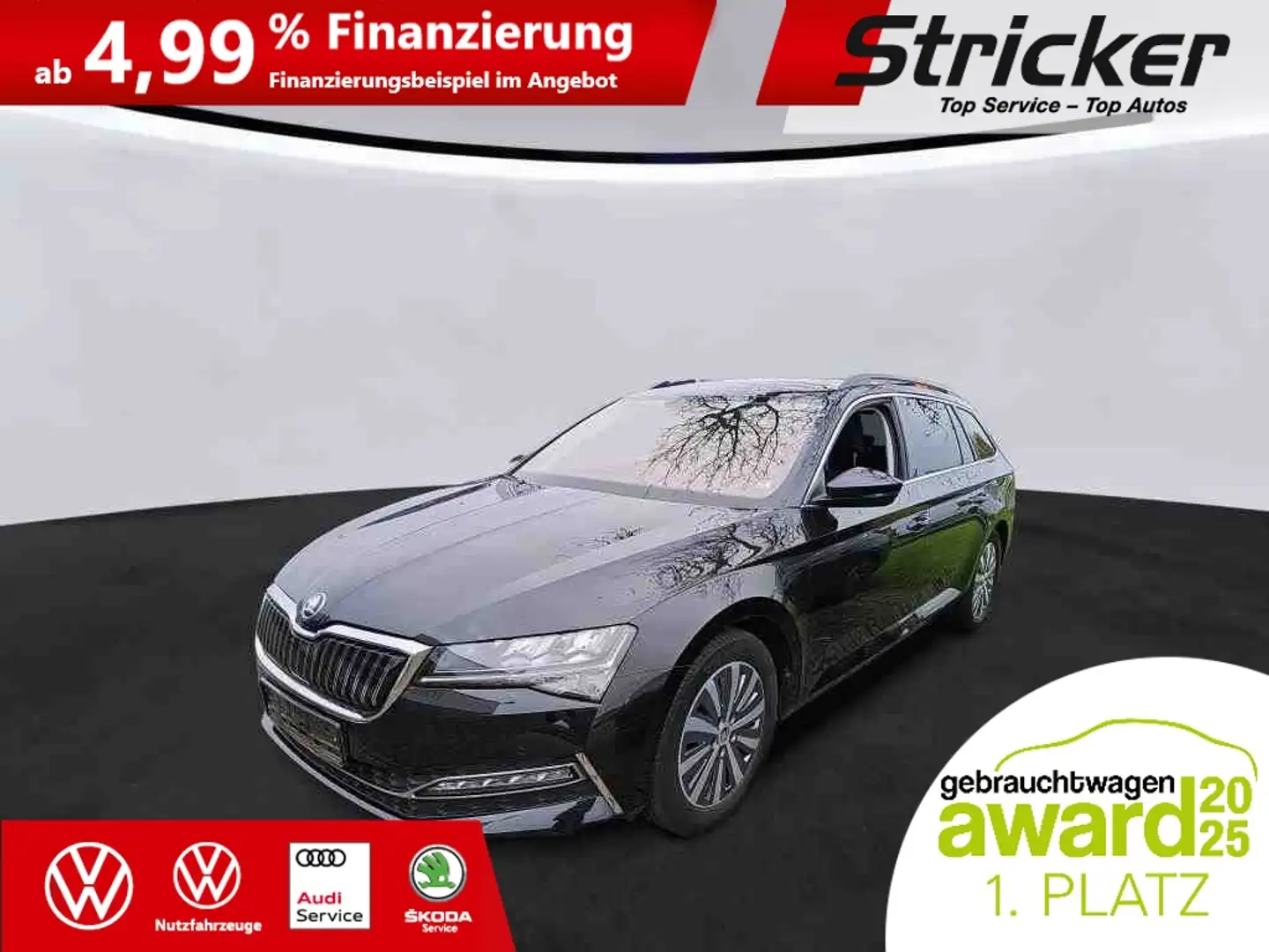 Skoda Superb Combi Ambition 1.4TSI e-hybrid 285,-ohne Anzahlun Schwarz - 1