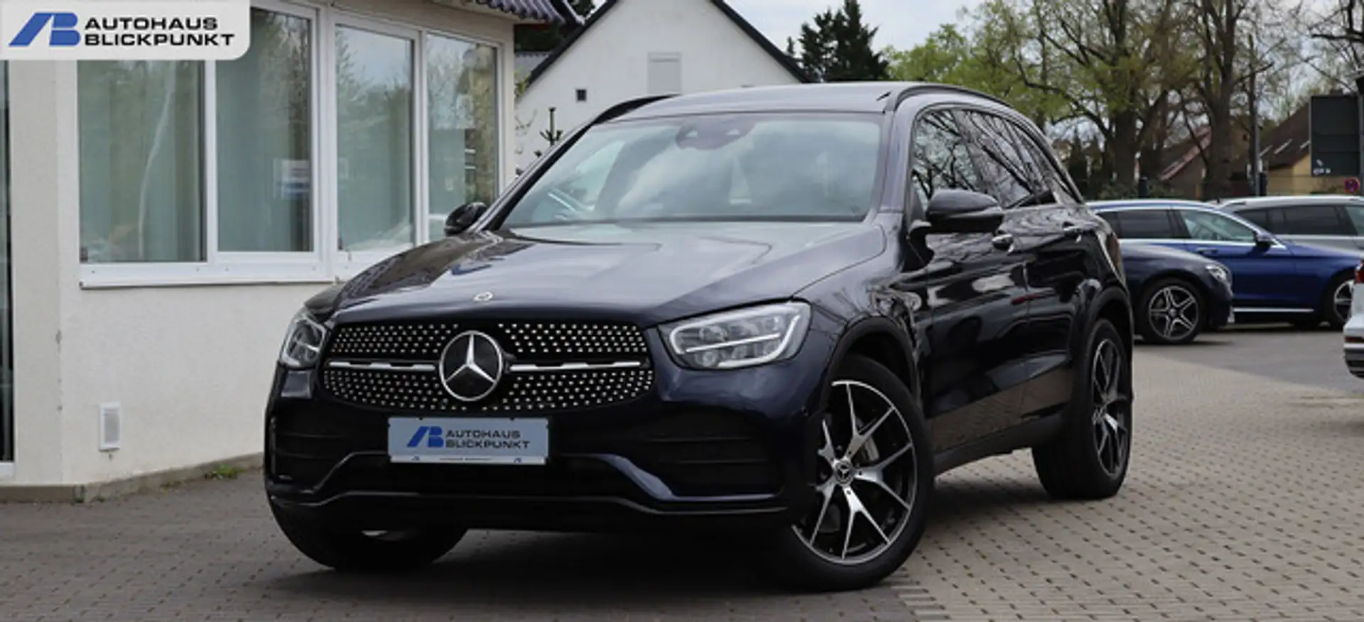 Mercedes-Benz GLC 300 d 4M 3x AMG DISTR+PANO+KAMERA+DIGI-TACHO Blauw - 1