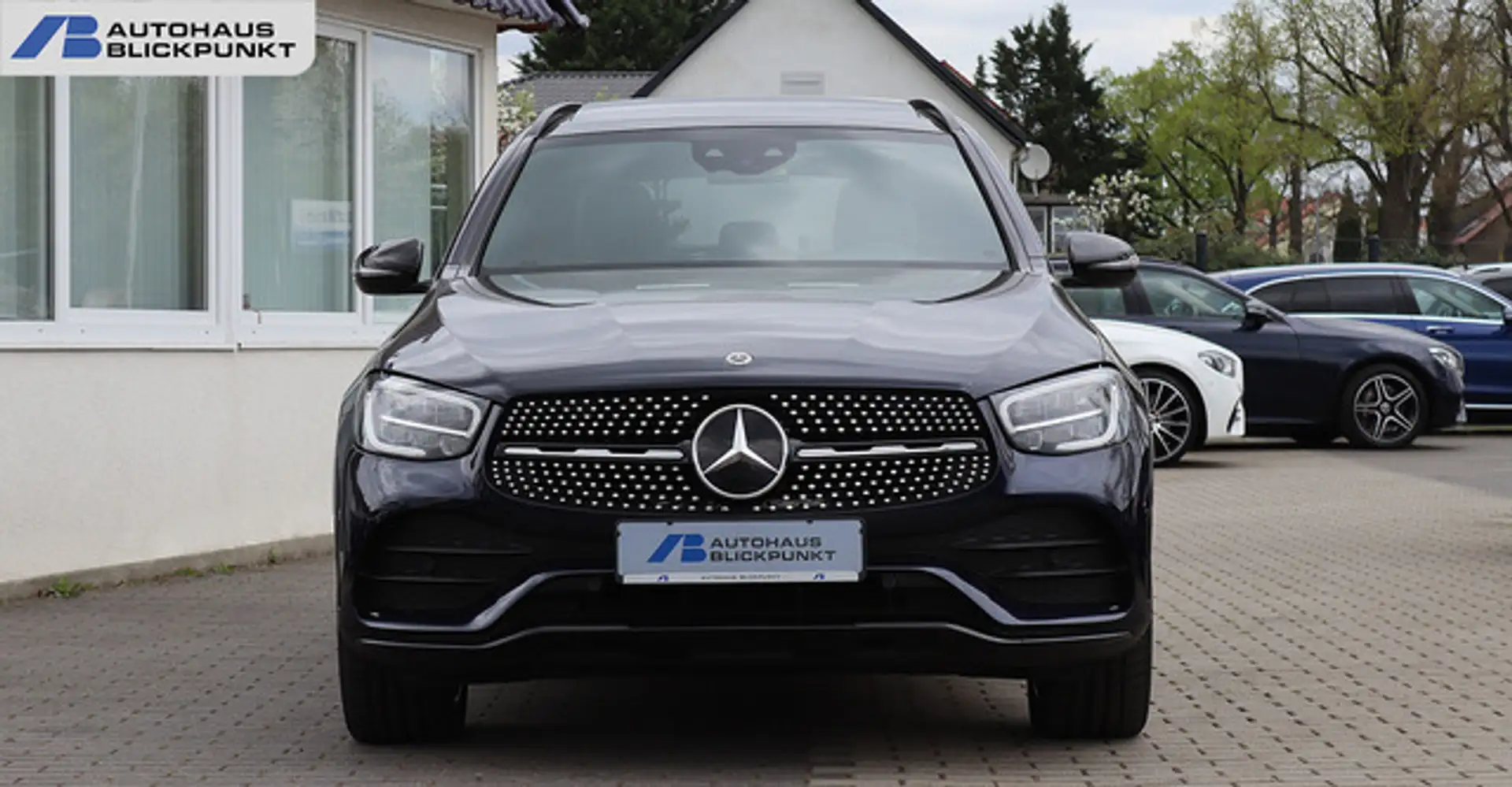 Mercedes-Benz GLC 300 d 4M 3x AMG DISTR+PANO+KAMERA+DIGI-TACHO Blauw - 2