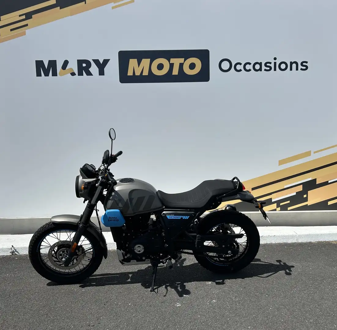 Royal Enfield Scram 411 Blauw - 1