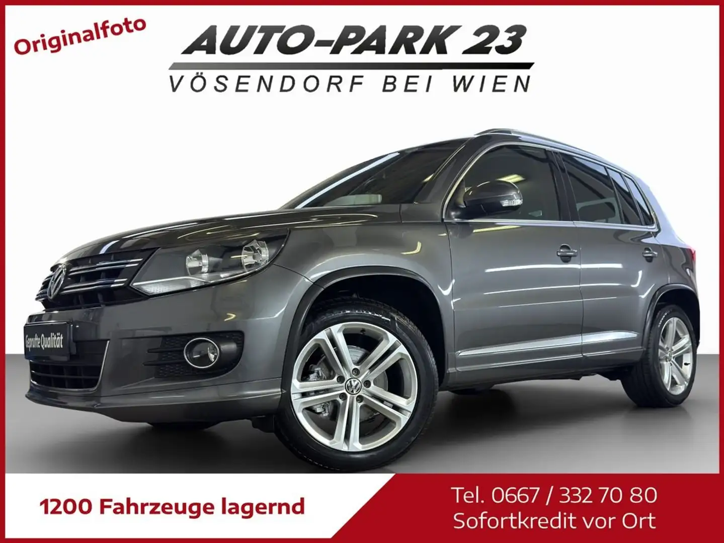 Volkswagen Tiguan Tiguan 2,0 TDI 4Sports*R-LINE**TOP-ZUSTAND*MOD2014 Grau - 1