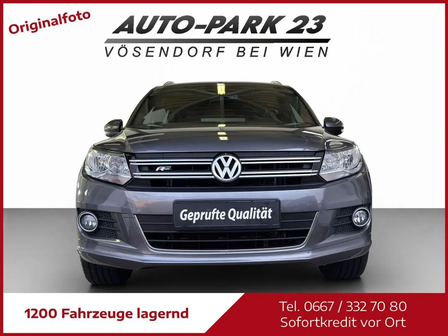 Volkswagen Tiguan Tiguan 2,0 TDI 4Sports*R-LINE**TOP-ZUSTAND*MOD2014 Grau - 2