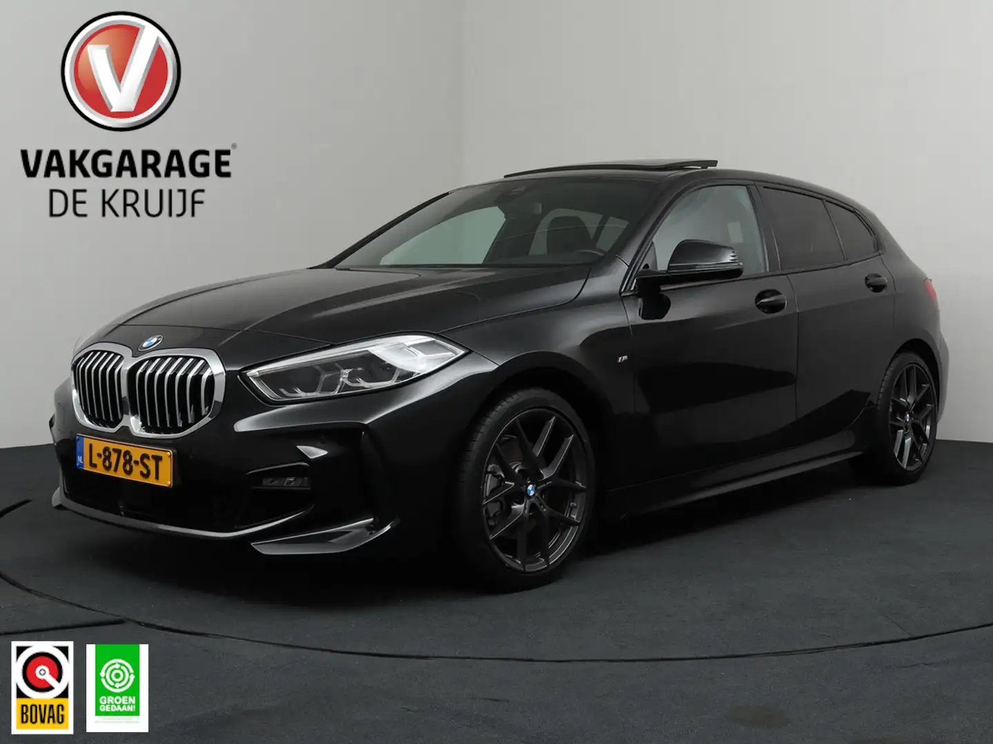 BMW 118 1-serie 118i High Executive M-Sport Automaat Panod Schwarz - 1