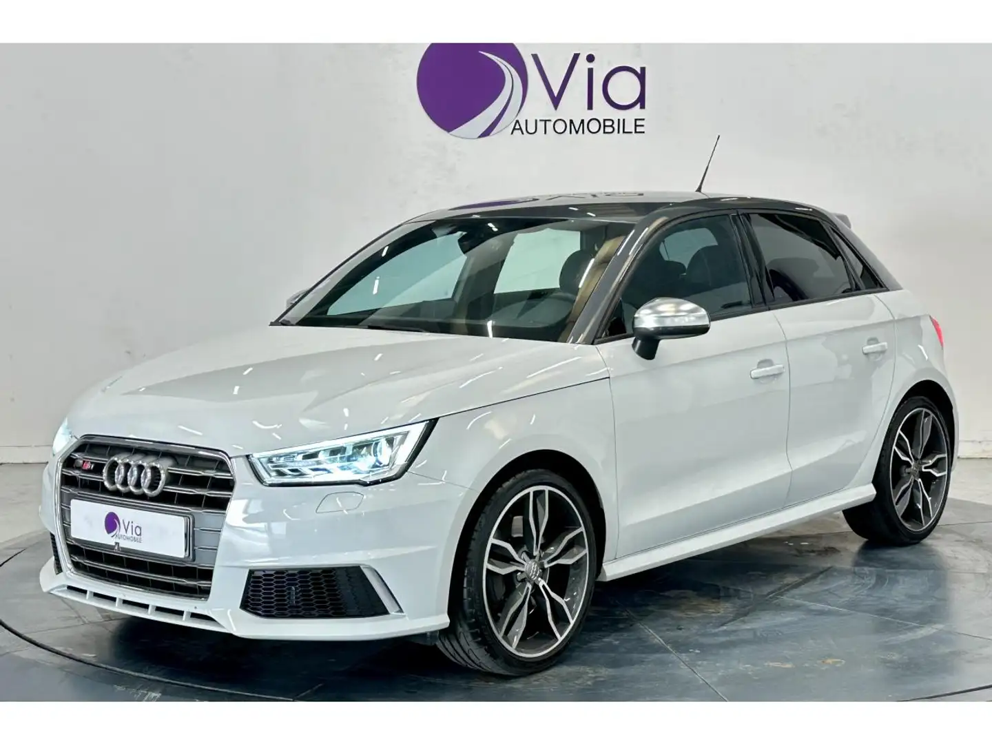 Audi A1 2.0 TFSI 231 S LINE / SIEGE CHAUFFANT / CUIR Blanc - 1