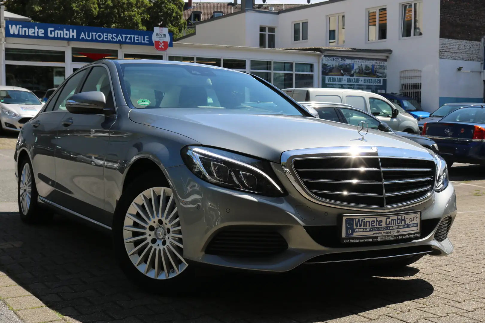 Mercedes-Benz C 220 C 220 BlueTEC*SHZ*PDC*NAVI*LED*KLIMAAUT*SchDACH*uv Grau - 2