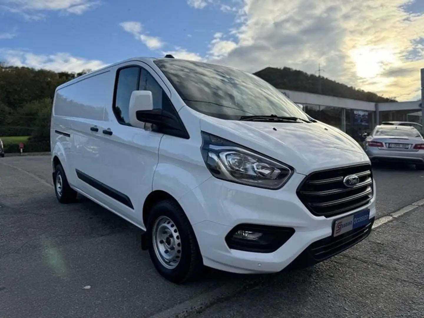 Ford Transit Custom Blanc - 1