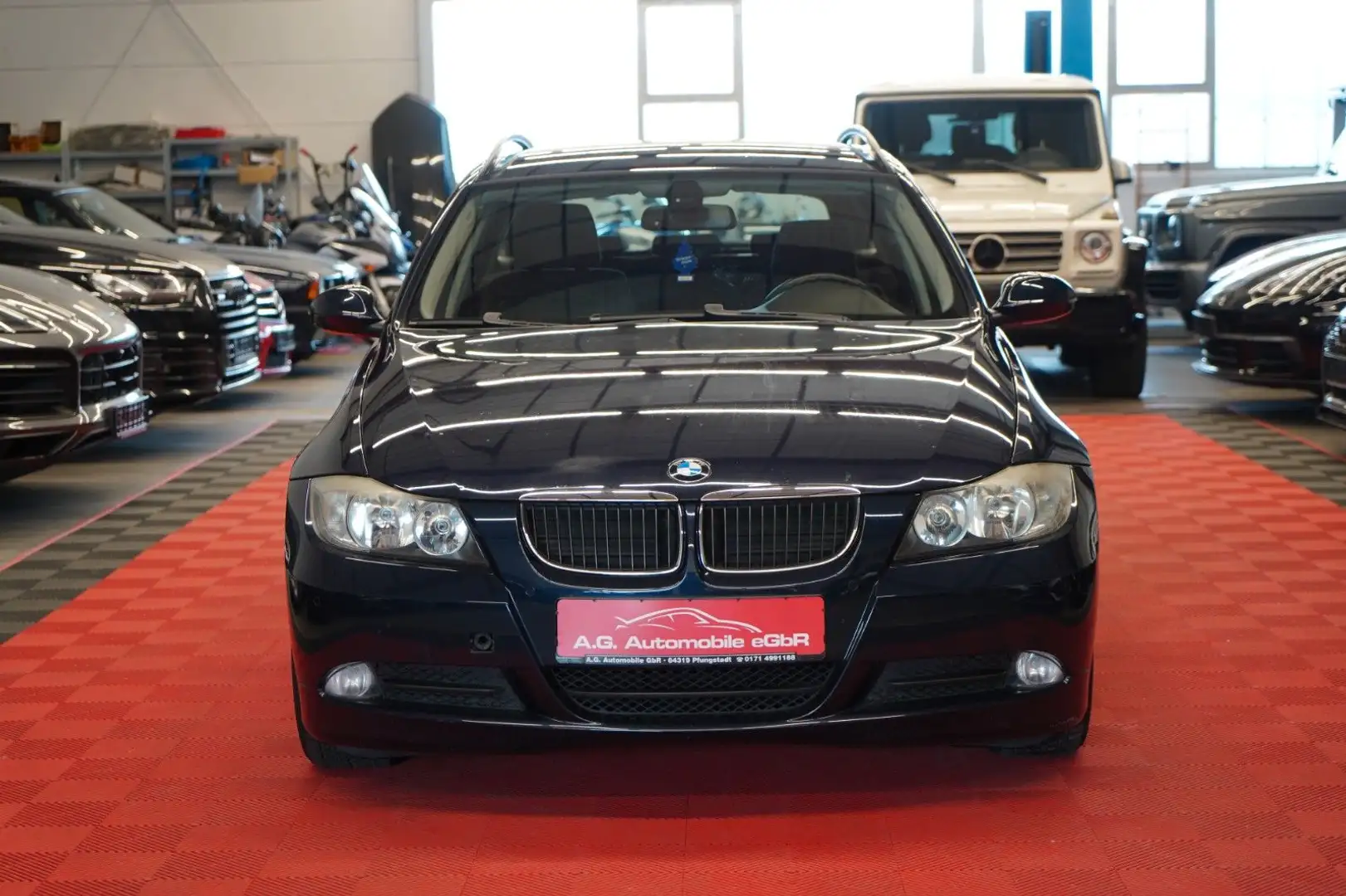 BMW 318 i E91 Touring 2.Hand*6Gang*Tempomat*Standheiz Blau - 2