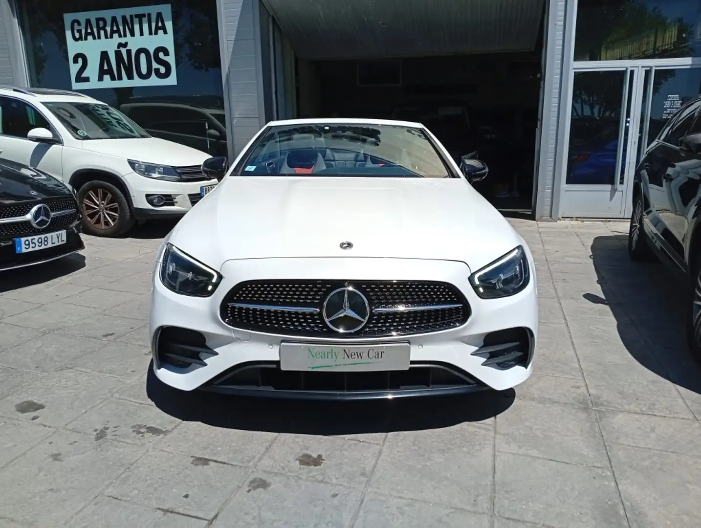 Mercedes-Benz E 220 Cabrio 220d 9G-Tronic Blanc - 2