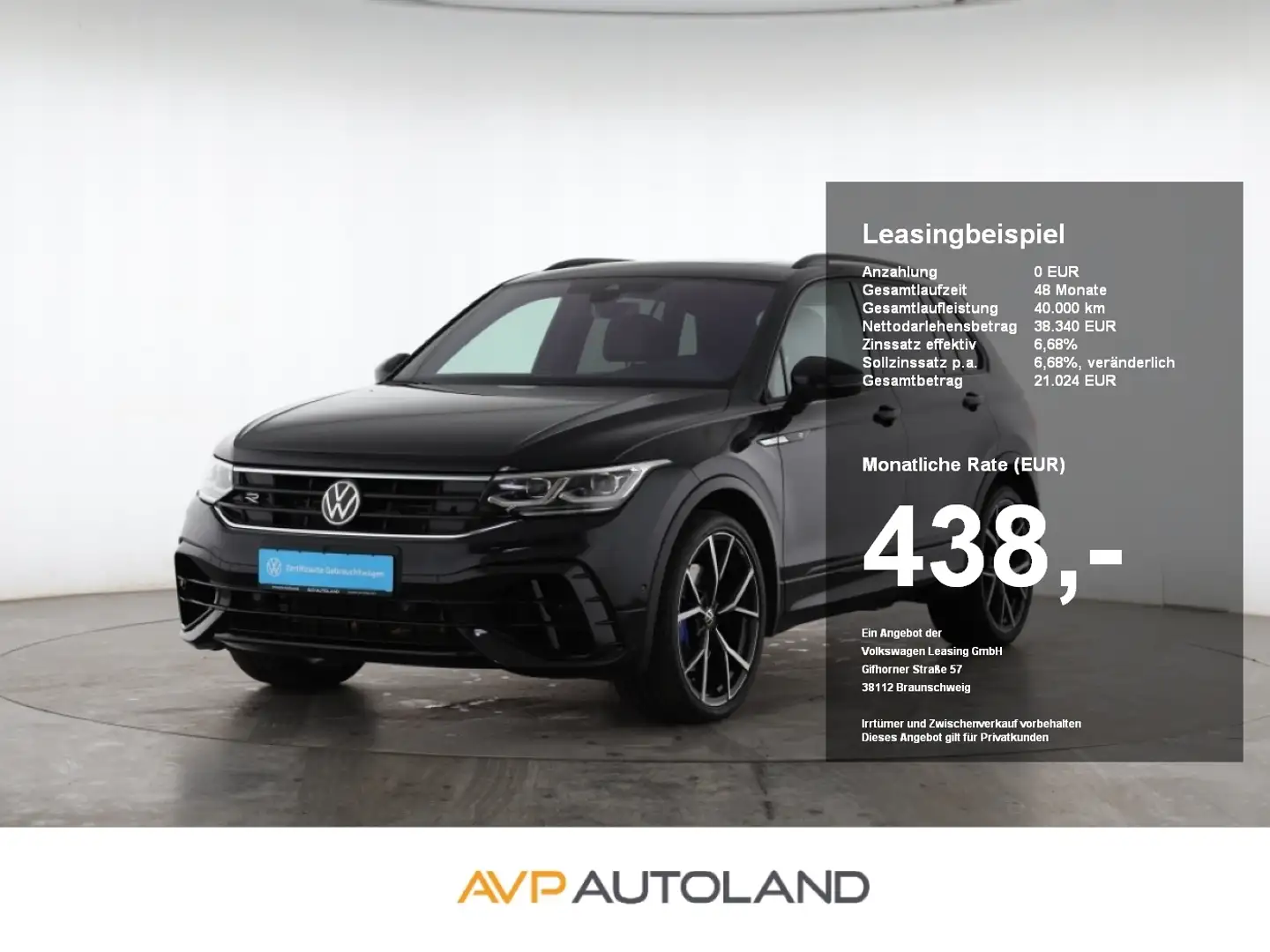 Volkswagen Tiguan R 2.0 TSI DSG 4MOTION | NAVI | PANO | AHK Schwarz - 1