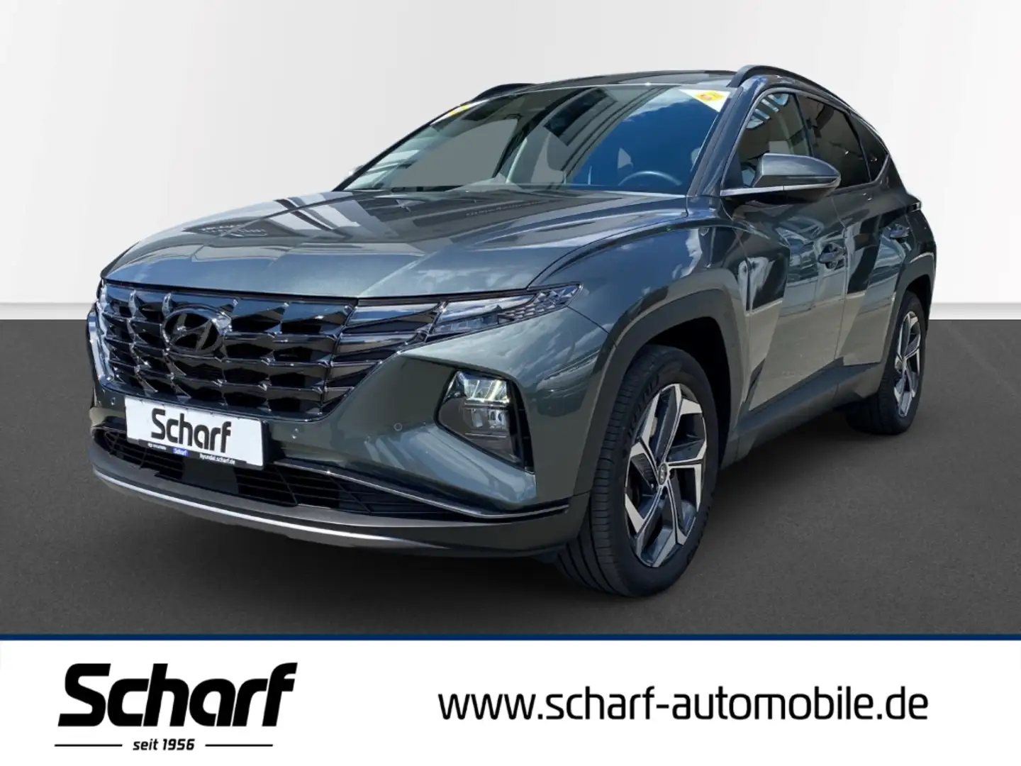 Hyundai TUCSON 1.6 T-GDI AT-6 4WD PHEV Navi AC/A PDC Rü.CAM DAB Gris - 1