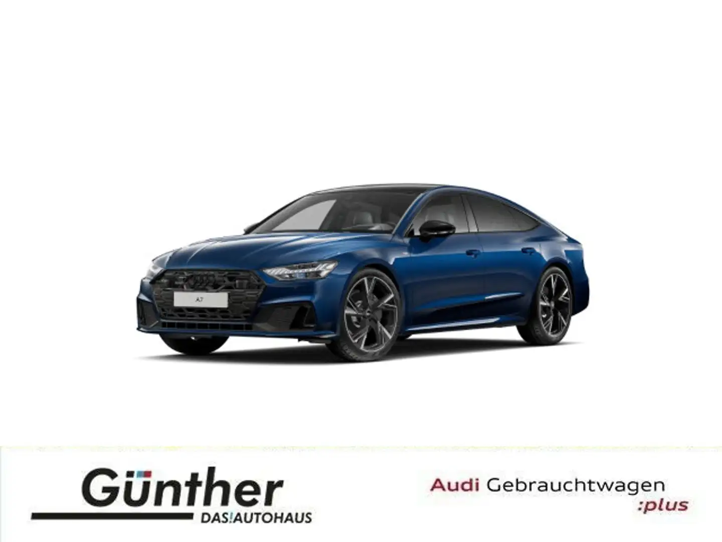 Audi A7 45 TFSI QUATTRO S LINE+STANDHEI+AHK Blau - 1